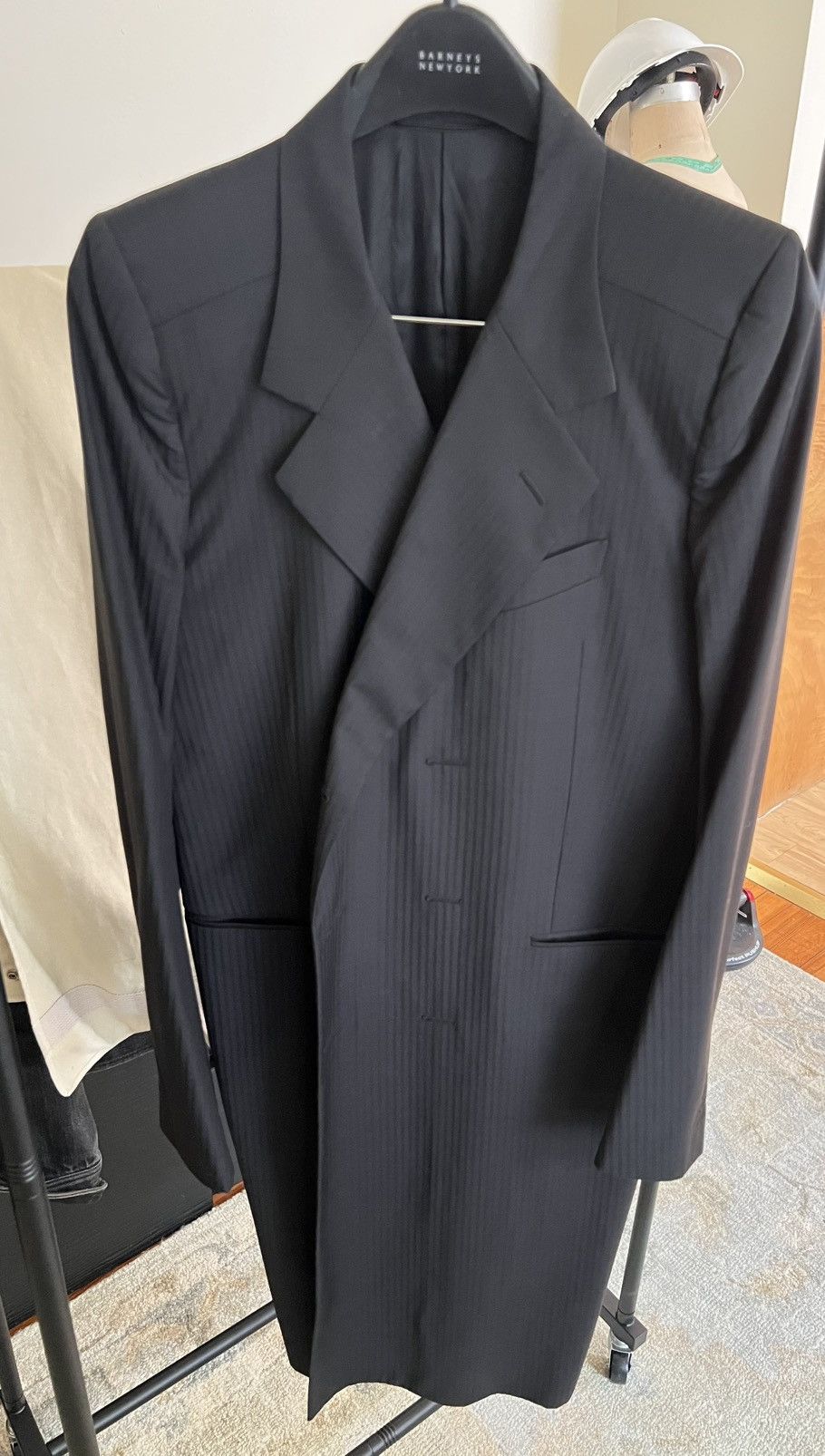 Balenciaga Balenciaga SS 17 Double Breasted Coat Shoulder Padding Size US M / EU 48-50 / 2 - 2 Thumbnail