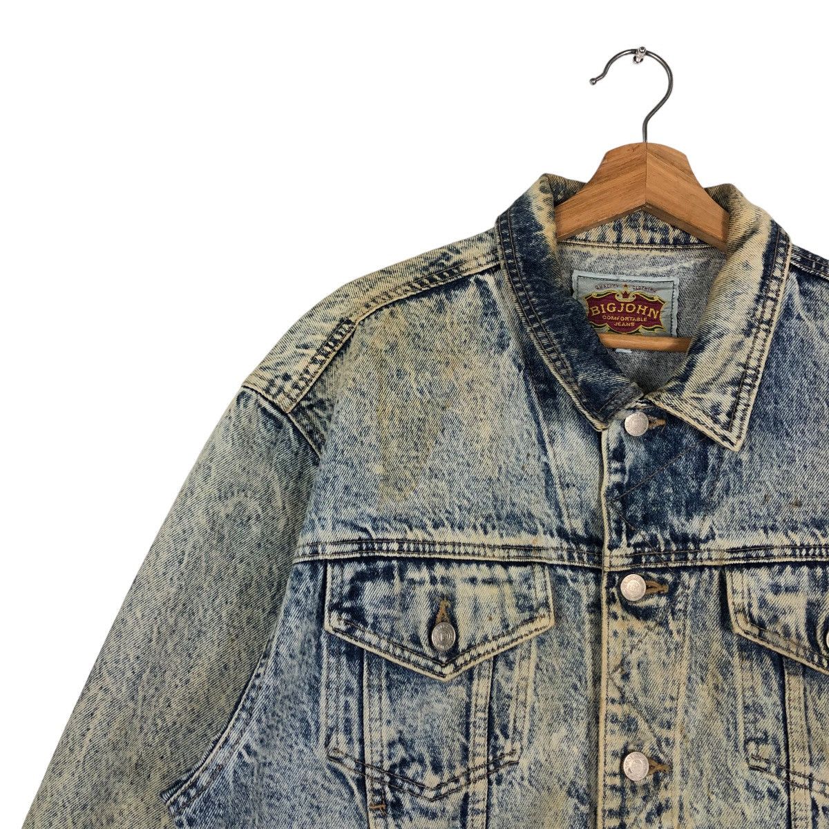 Japanese Brand 🔥90’s Vintage Cropped Trucker Denim Jacket Big John Size US M / EU 48-50 / 2 - 6 Thumbnail