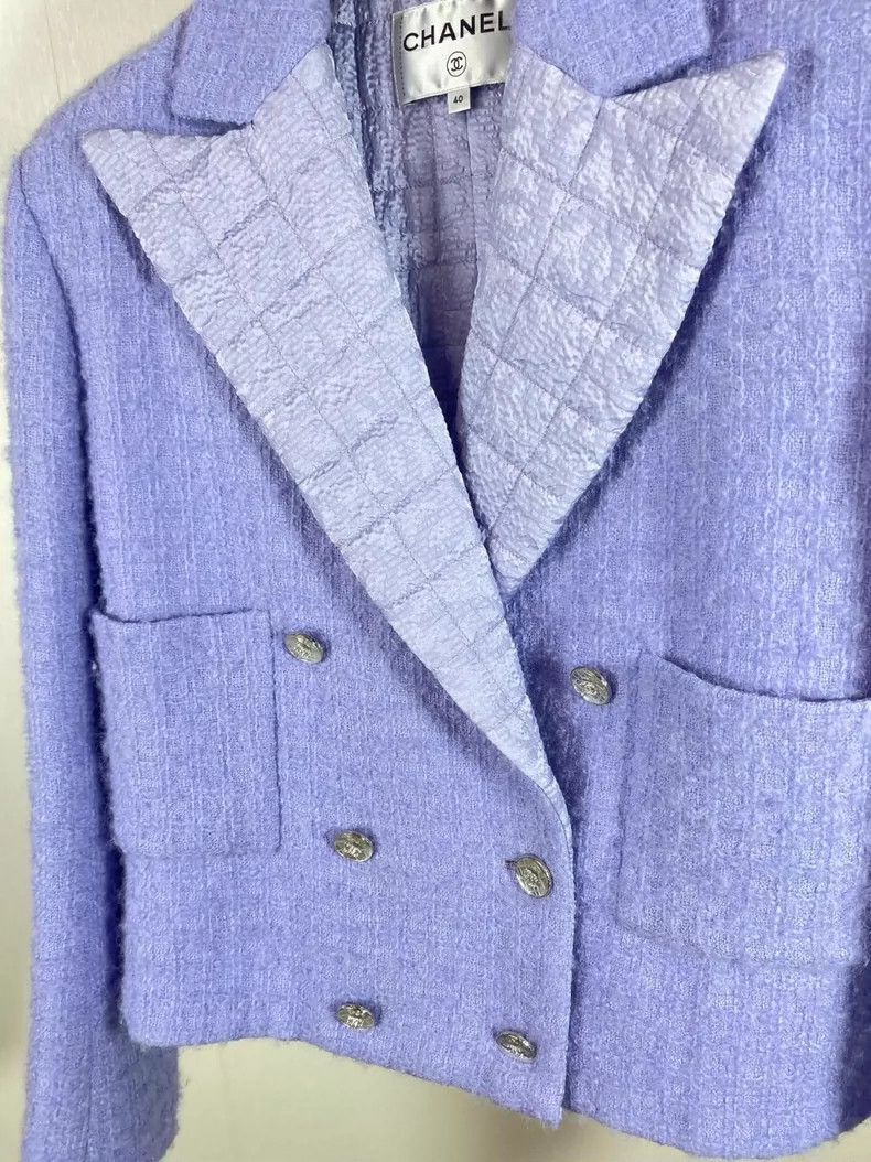 Chanel Chanel 21 autumn and winter ready-to-wear catwalk purple do Size S / US 4 / IT 40 - 6 Thumbnail