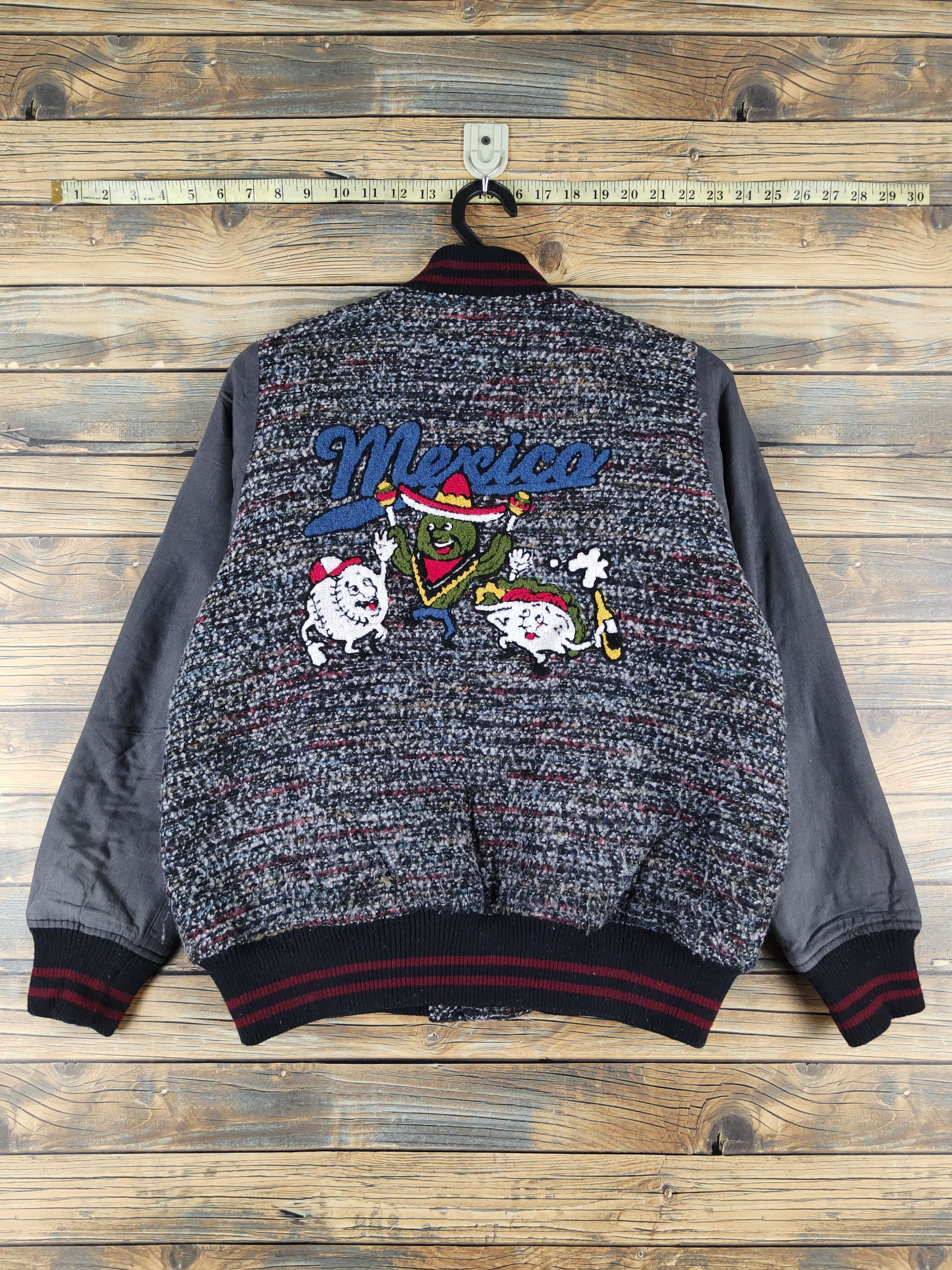 Vintage Titicaca Dark Gray Mexico Knitwear Sweaters varsity #W1940 Size US M / EU 48-50 / 2 - 1 Thumbnail