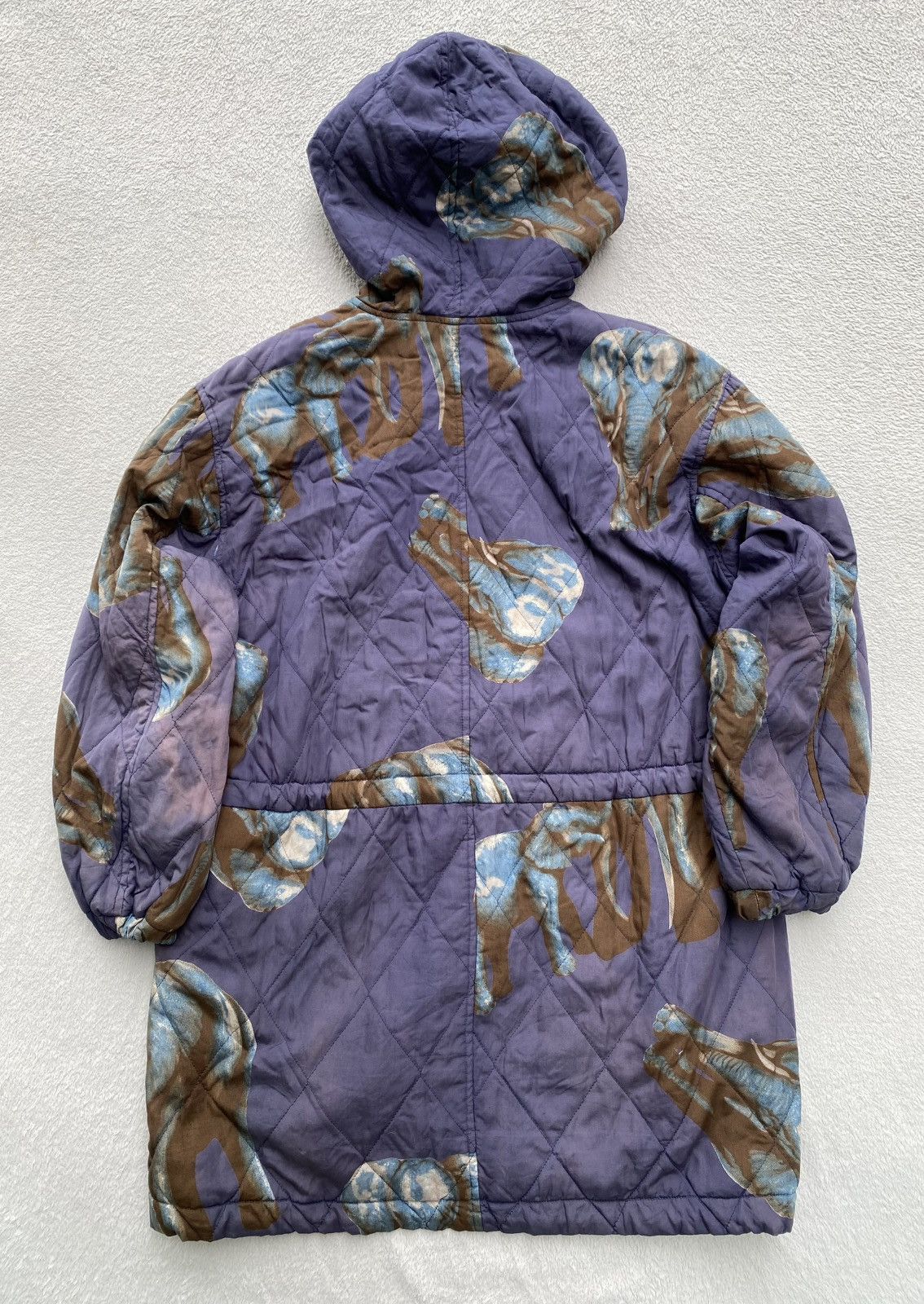 Hai Sporting Gear 1980s Hai Sporting Gear by Issey Miyake Elephant Print Parka Size US M / EU 48-50 / 2 - 12 Thumbnail