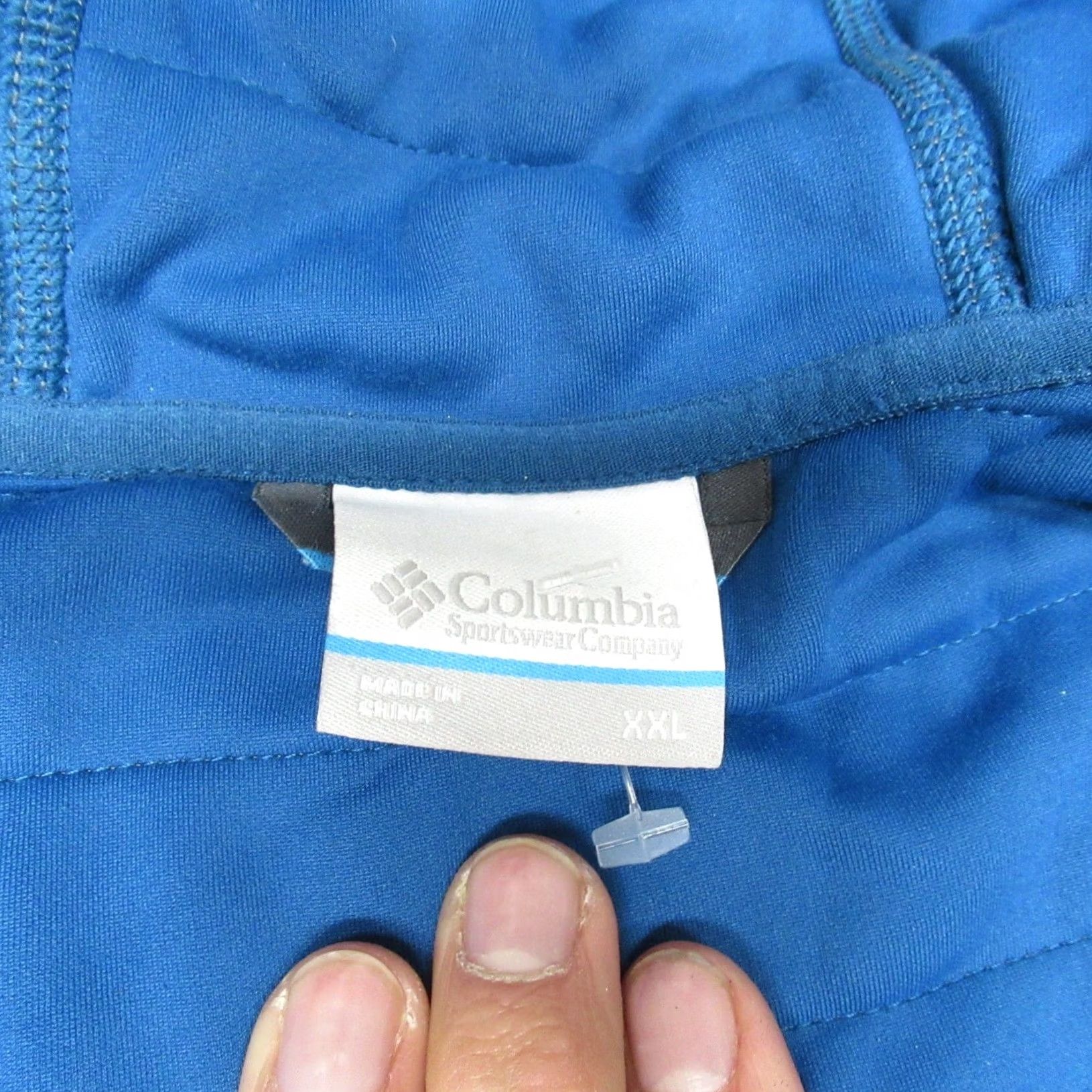 Vintage Columbia Jacket Mens XXL Blue Hybrid Full Zip Hooded Quilted Insulated Outdoor Size US XXL / EU 58 / 5 - 4 Thumbnail
