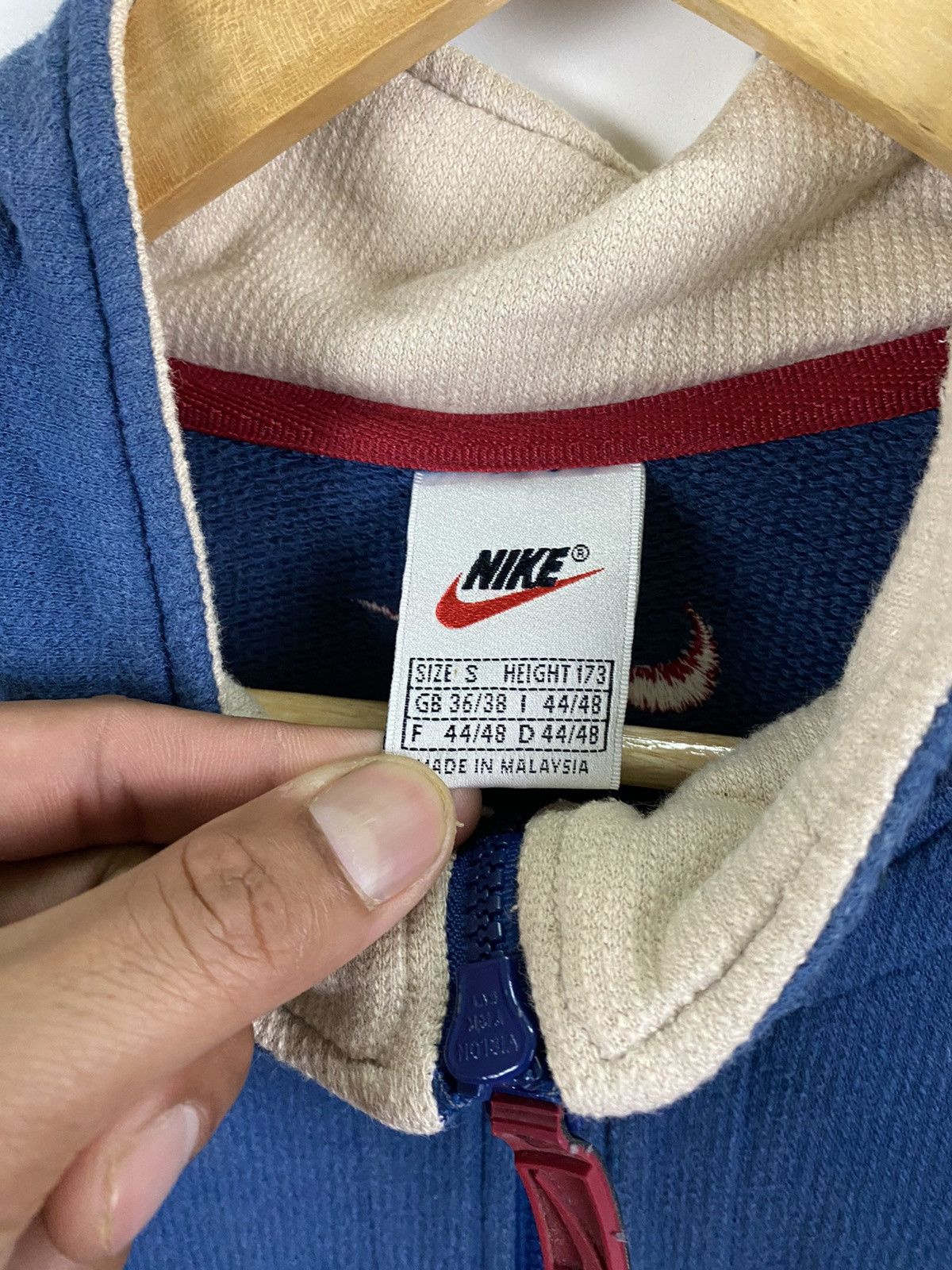 Nike ✅️Vintage NiKE Jacket Full Zipper Size US L / EU 52-54 / 3 - 8 Thumbnail