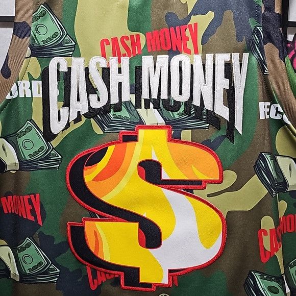 Other Cash Money Records Camo Basketball Jersey Size Large NWT Size US L / EU 52-54 / 3 - 7 Thumbnail