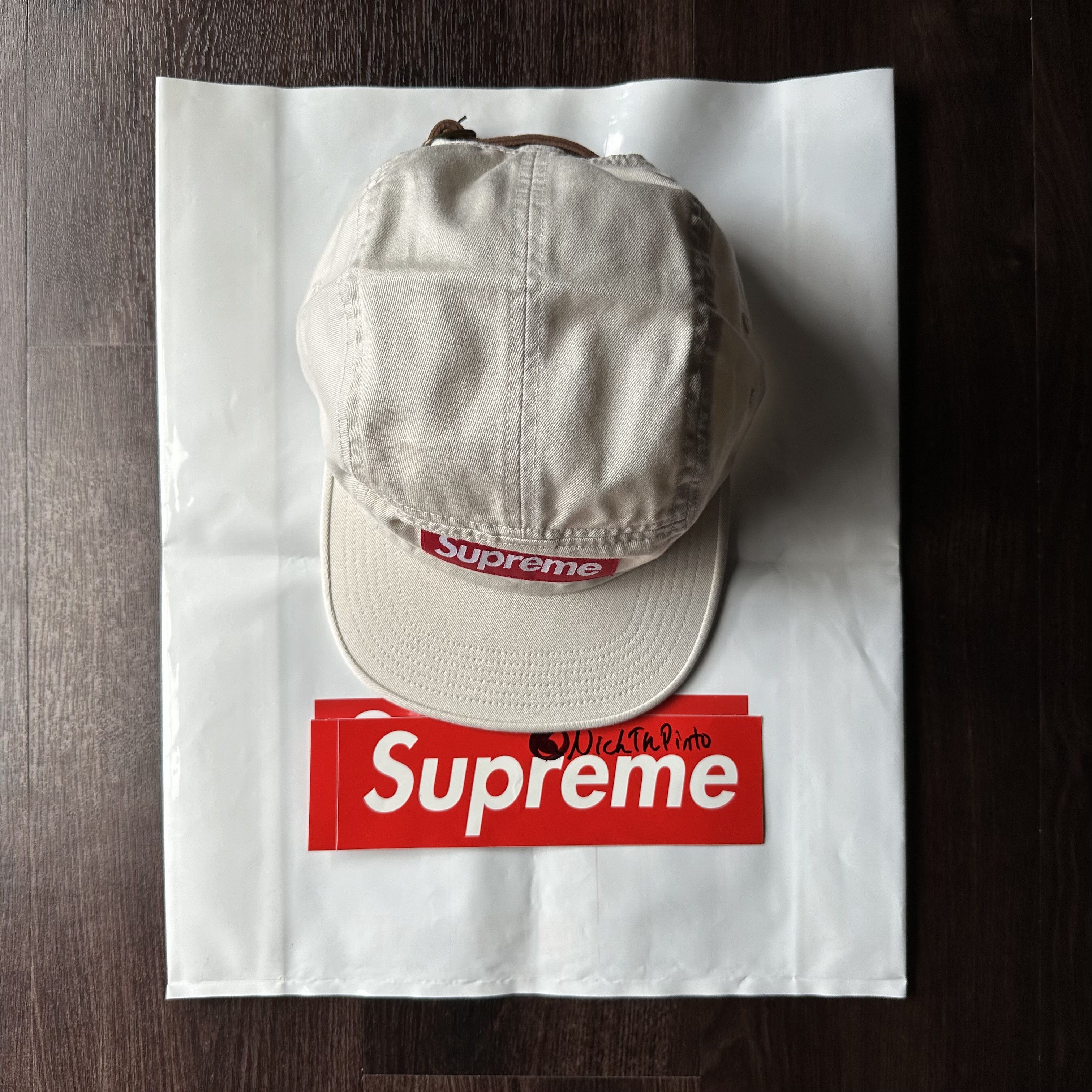 Supreme Washed Chino Twill Camp Cap | Grailed