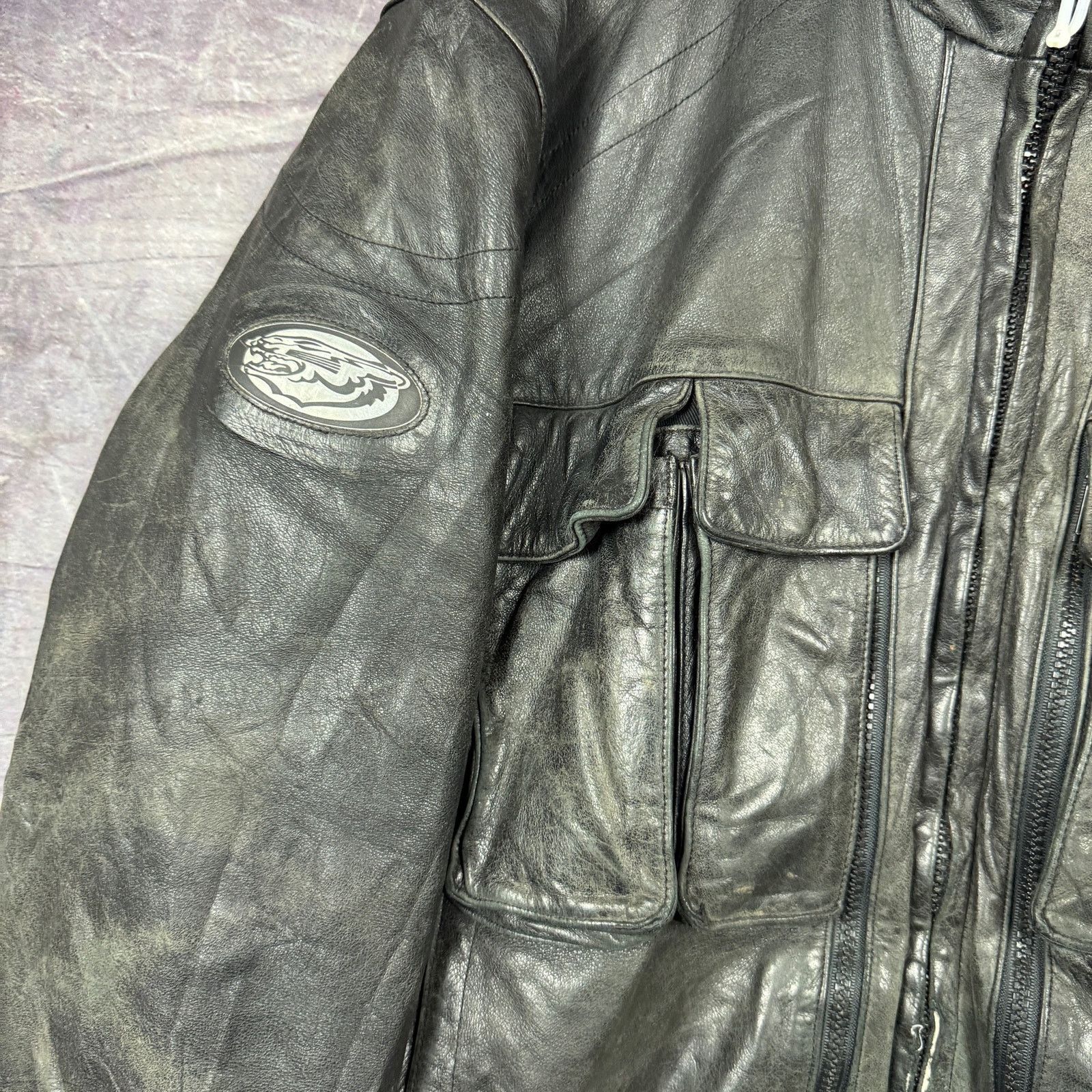 Vintage 00's Black Arctic Wear Arctic Cat Bomber Jacket 0206 Size US L / EU 52-54 / 3 - 13 Thumbnail