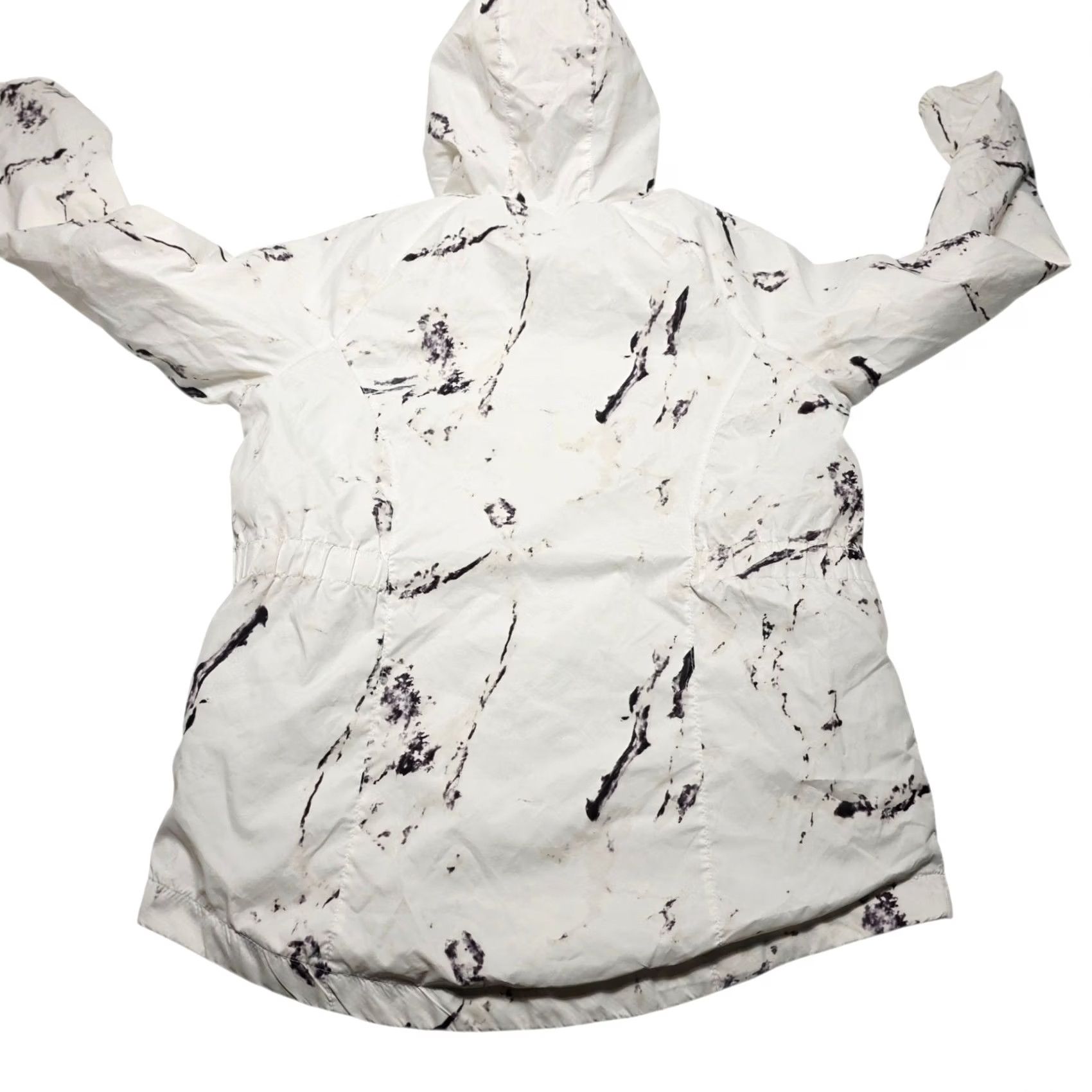 New Balance New Balance Windbreaker Hood Zip Women White Medium Jacket Regular Size M Size M / US 6-8 / IT 42-44 - 2 Thumbnail