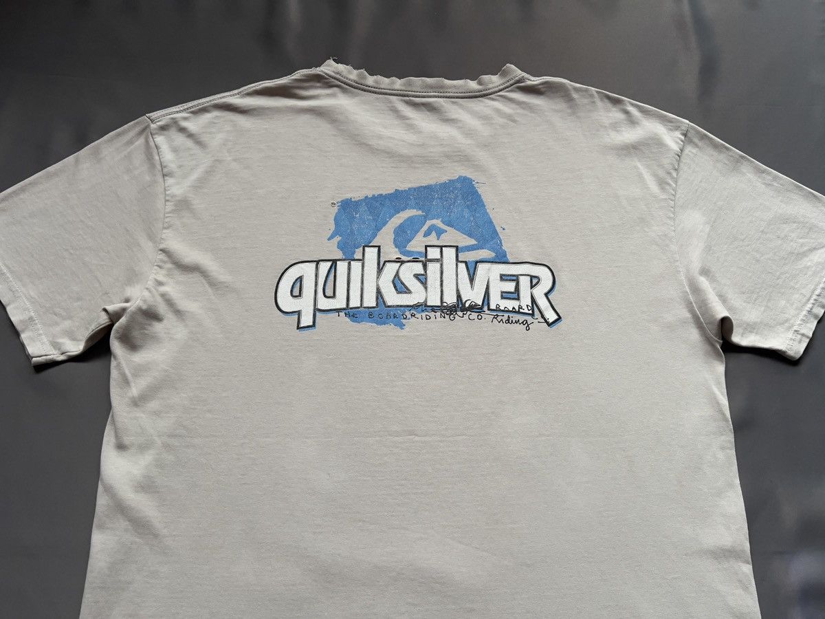 Quicksilver 90S Quiksilver Big Logo Vintage Y2K Oversized Retro T-Shirt Size US XL / EU 56 / 4 - 10 Thumbnail