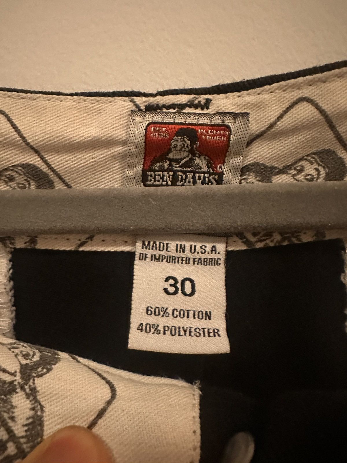 Supreme RARE FW19 SUPREME x BEN DAVIS WORK PANTS OLD ENGLISH LOGO Size US 30 / EU 46 - 3 Thumbnail