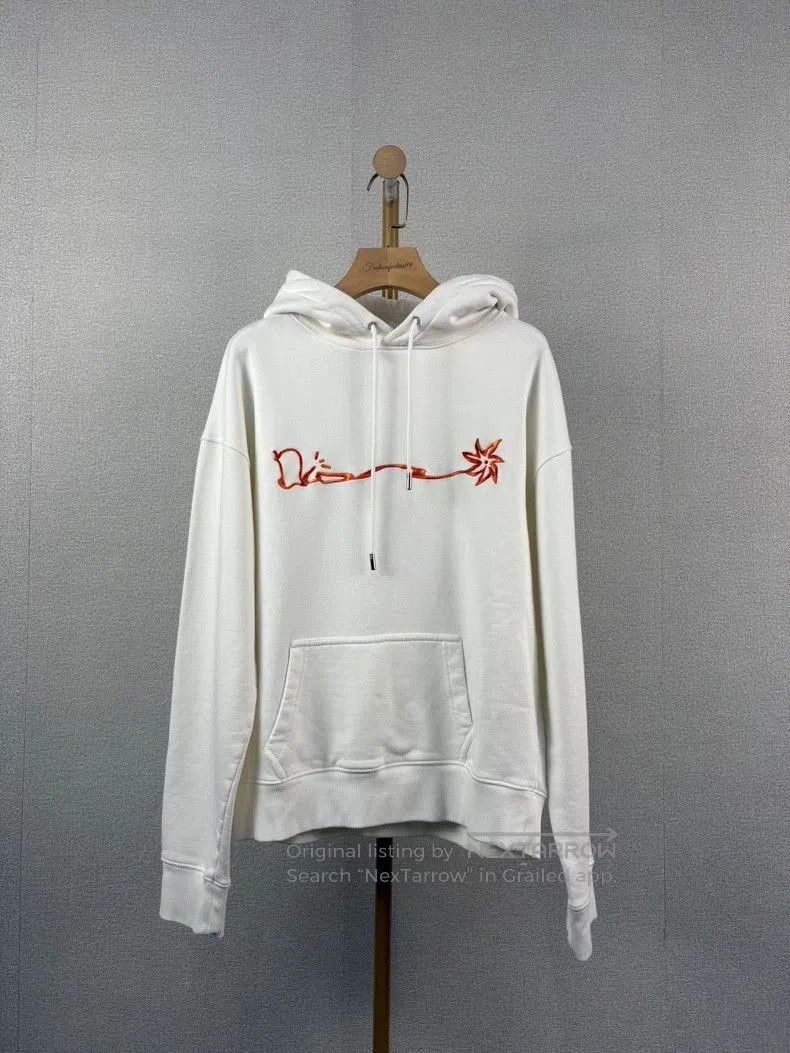Dior Dior Collaborative White Embroidered Hoodie. Size US XS / EU 42 / 0 - 1 Thumbnail