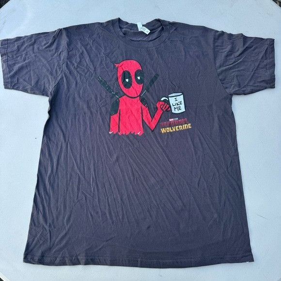 Marvel Comics NEW MARVEL DEADPOOL & WOLVERINE I LIKE ME COFFEE SKETCH T-SH Size US L / EU 52-54 / 3 - 2 Thumbnail