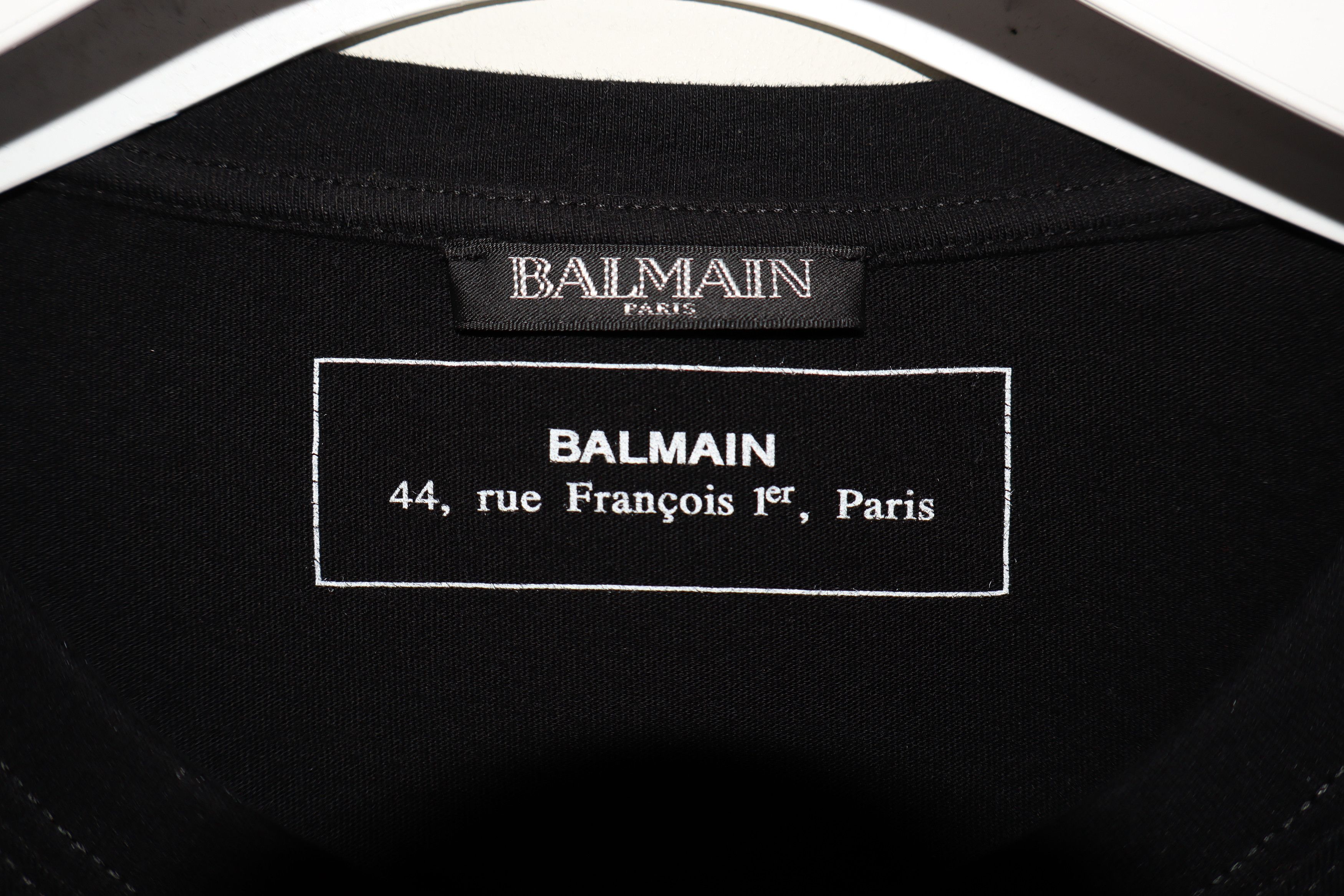 Balmain Flock print t-shirt Size US S / EU 44-46 / 1 - 3 Thumbnail