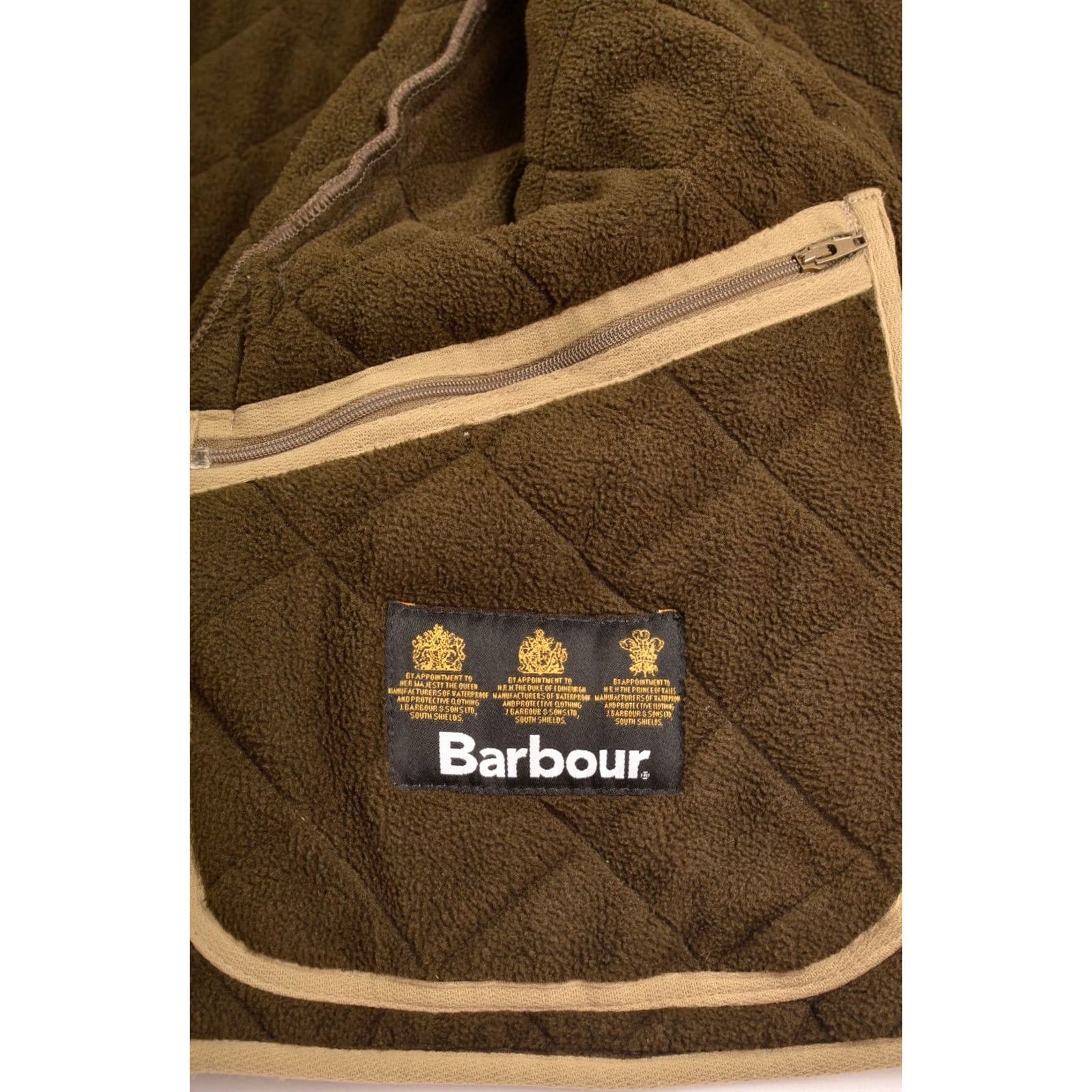 Barbour BARBOUR D2020 Microfibre Polarquilt T Long Quilted Jacket, Beige, Size S, Men, Jacket, Quilted, Long, Polyester, Fleece Lined Size US S / EU 44-46 / 1 - 6 Thumbnail
