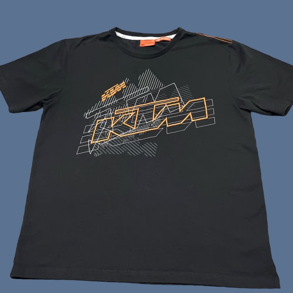 Vintage VINTAGE KTM Racing Motorsport Car Truck Dirt Rally Graphic Shirt 2XL Black Orange Men Short Sleeve Crew Neck Logo Limited Edition Size US XXL / EU 58 / 5 - 1 Thumbnail