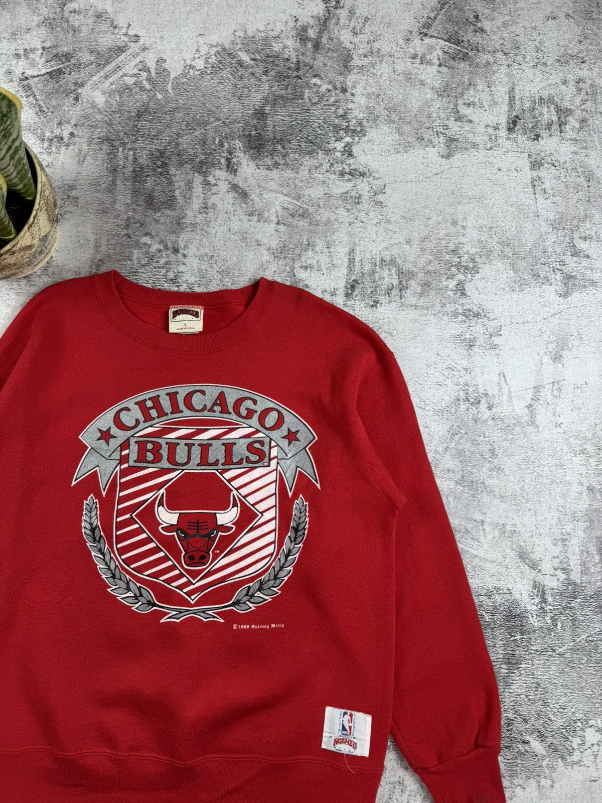 NBA 1989 Chicago Bulls NBA Varsity Sweatshirt Hoodie Pullover Size US L / EU 52-54 / 3 - 5 Thumbnail