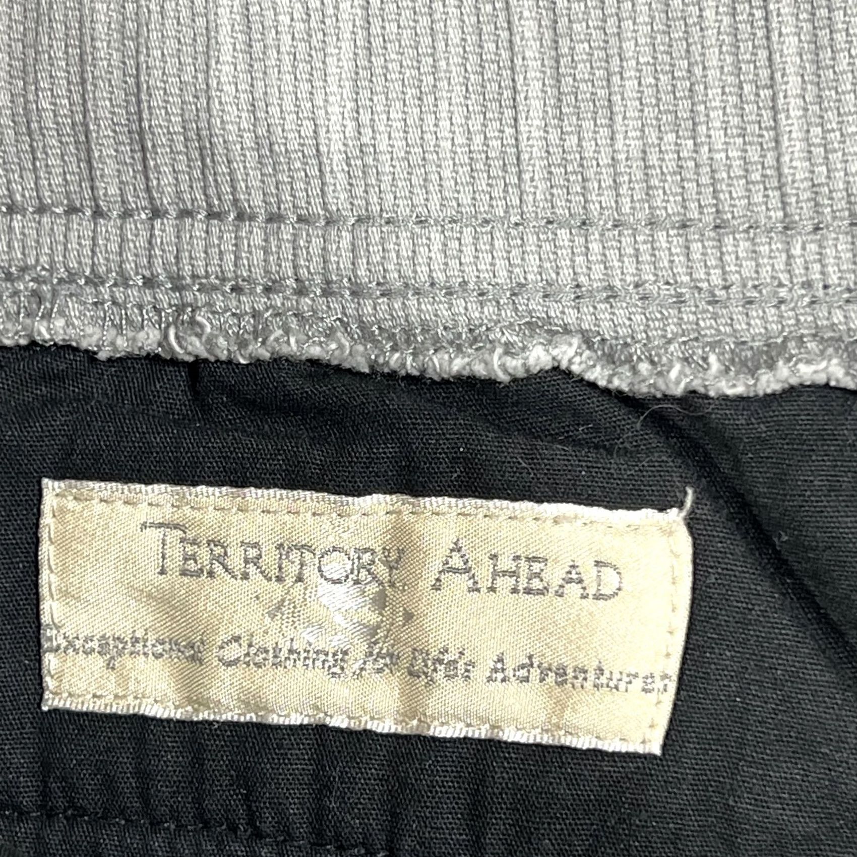 The Territory Ahead Territory Ahead Pants Men's Gray Cotton Drawstring Elastic Waist L Size US 33 - 5 Thumbnail