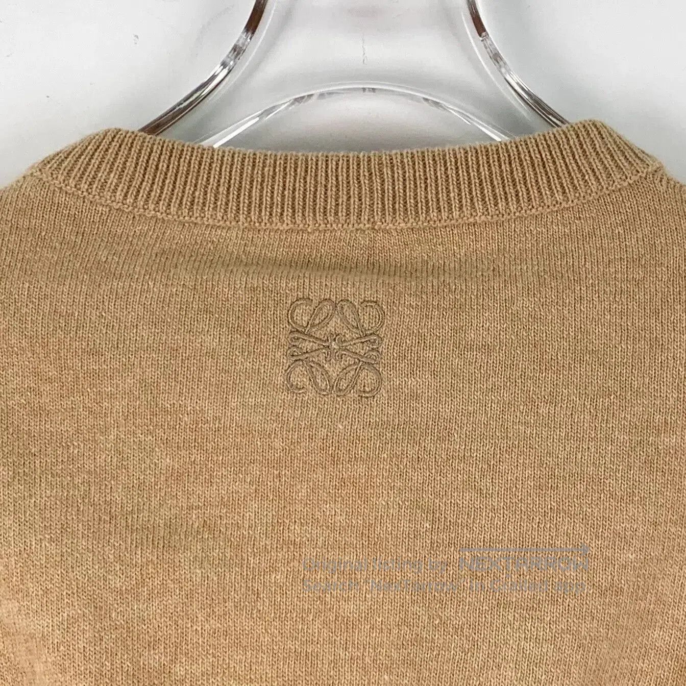 Loewe Loewe Brown Logo Embroidered Wool Sweater. Size US S / EU 44-46 / 1 - 5 Thumbnail
