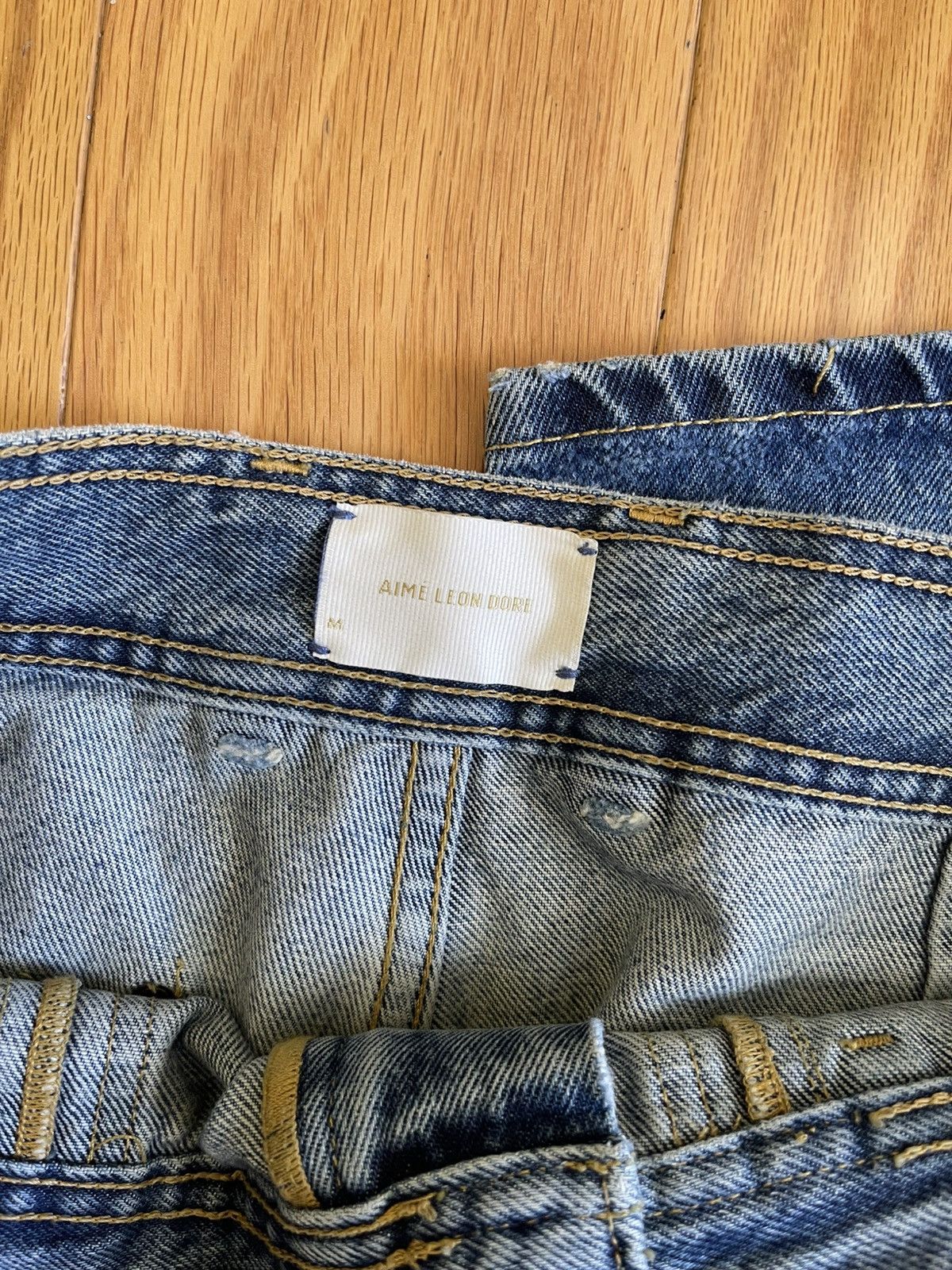 Aime Leon Dore Aime Leon Dore - Workwear Pant Mid Wash Size US 33 - 6 Thumbnail