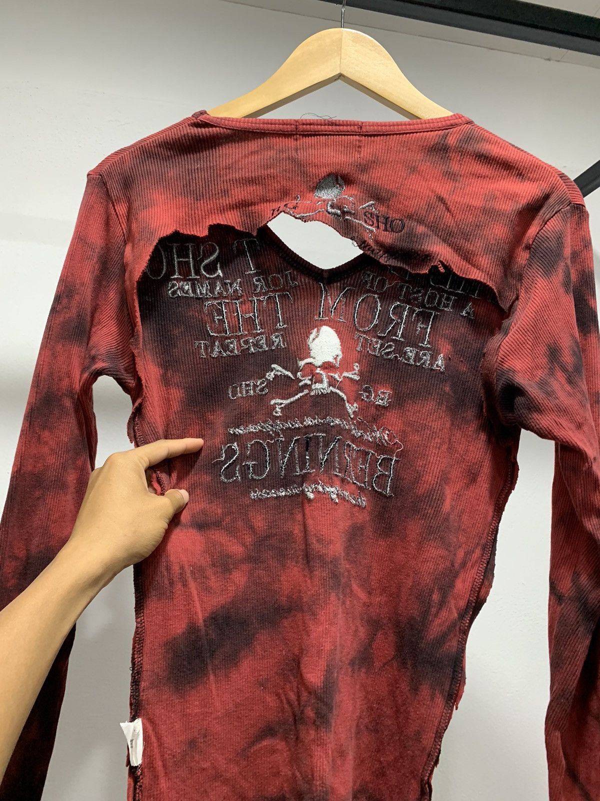 Other Bernings Sho Poem Y2K Punk Distressed Knit Size US M / EU 48-50 / 2 - 8 Thumbnail