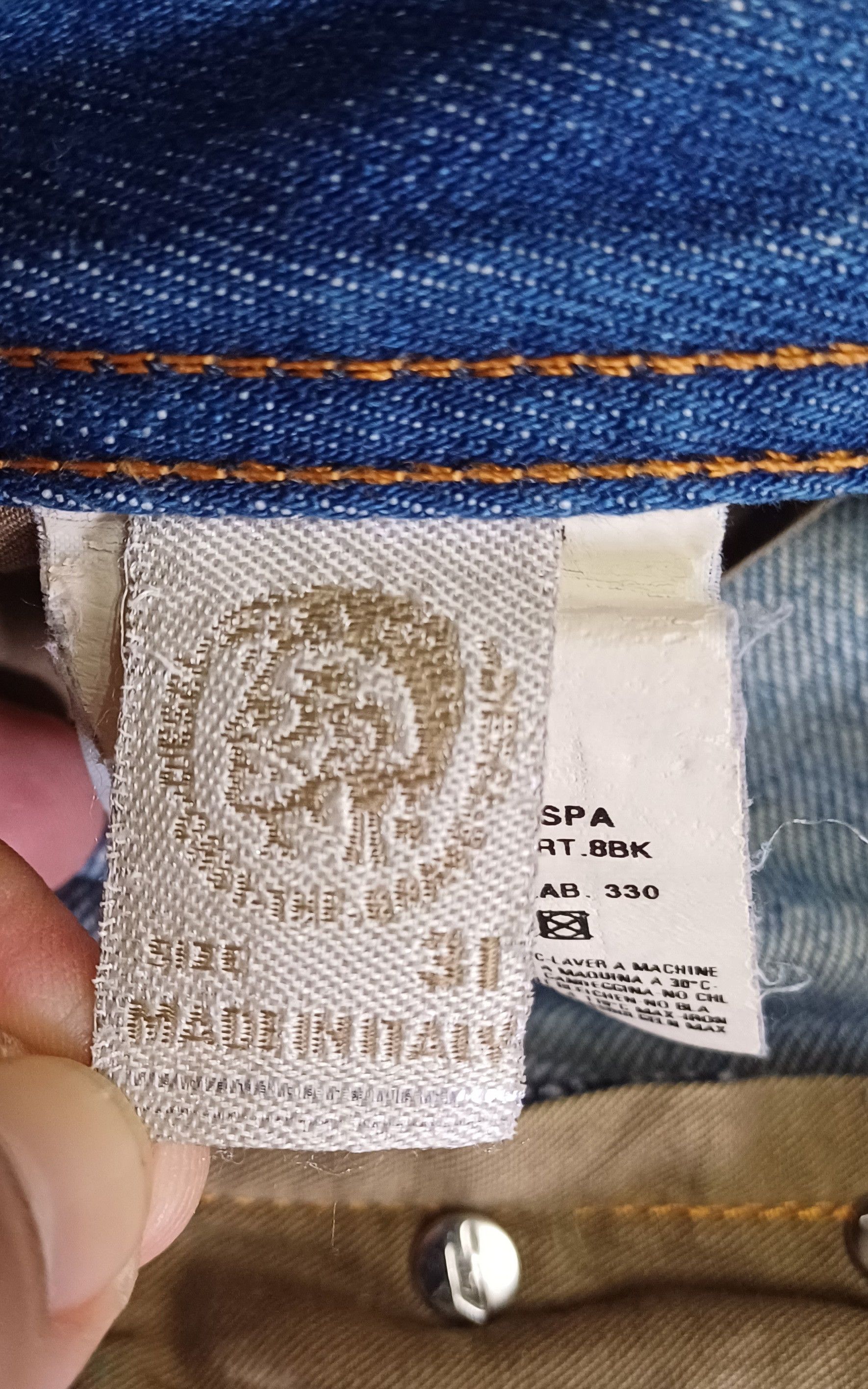 Designer × Seditionaries Diesel jeans, distressed & faded colour design Size US 31 - 6 Thumbnail