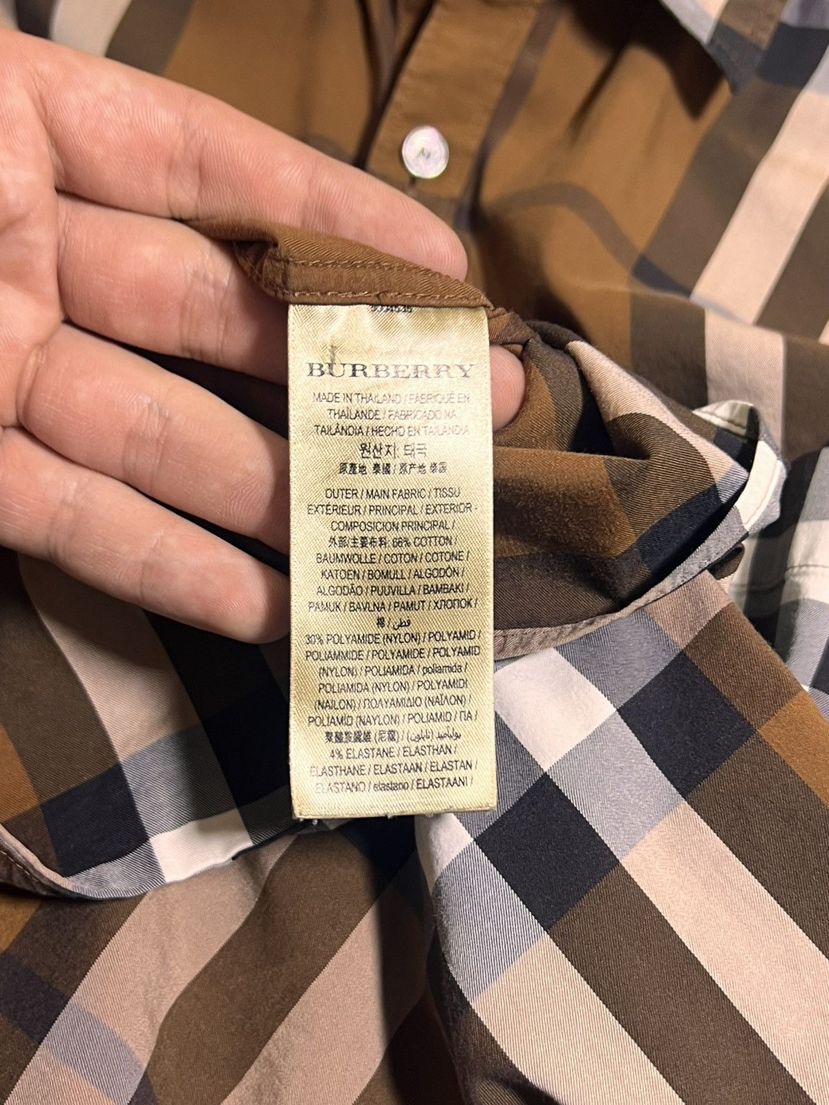 Burberry Burberry London England Shirt Size US L / EU 52-54 / 3 - 9 Thumbnail