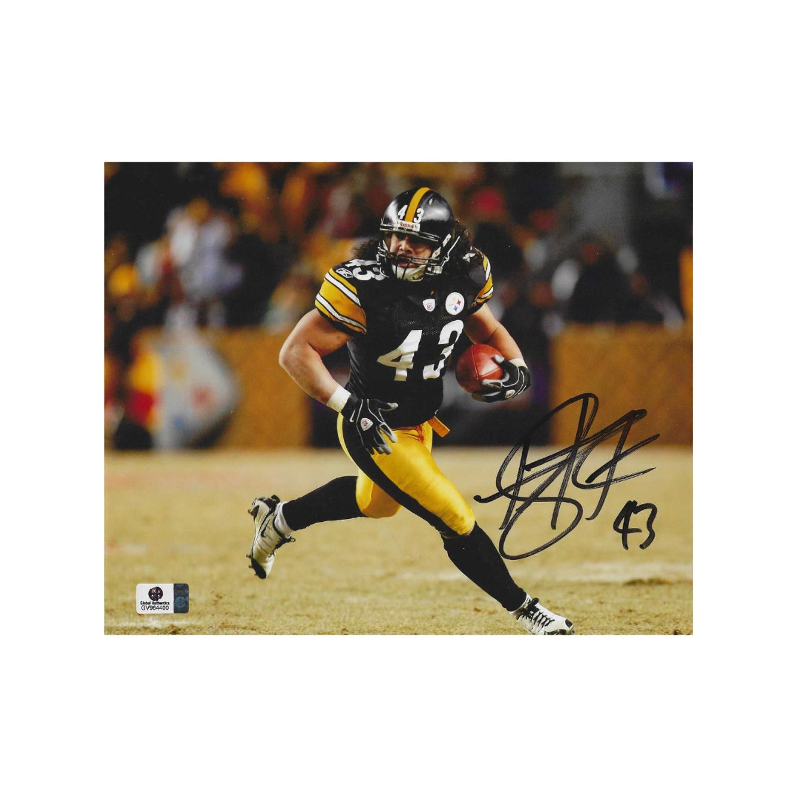 Other Troy Polamalu Steelers Autographed 8x10 Photo coa w/frame Size ONE SIZE - 3 Thumbnail