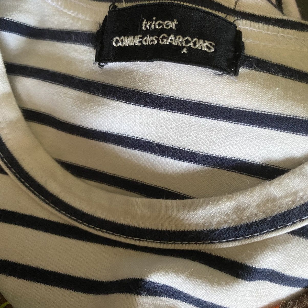 Comme des Garcons SS2004 Floral Panel Stripes T Shirt Size M / US 6-8 / IT 42-44 - 8 Thumbnail