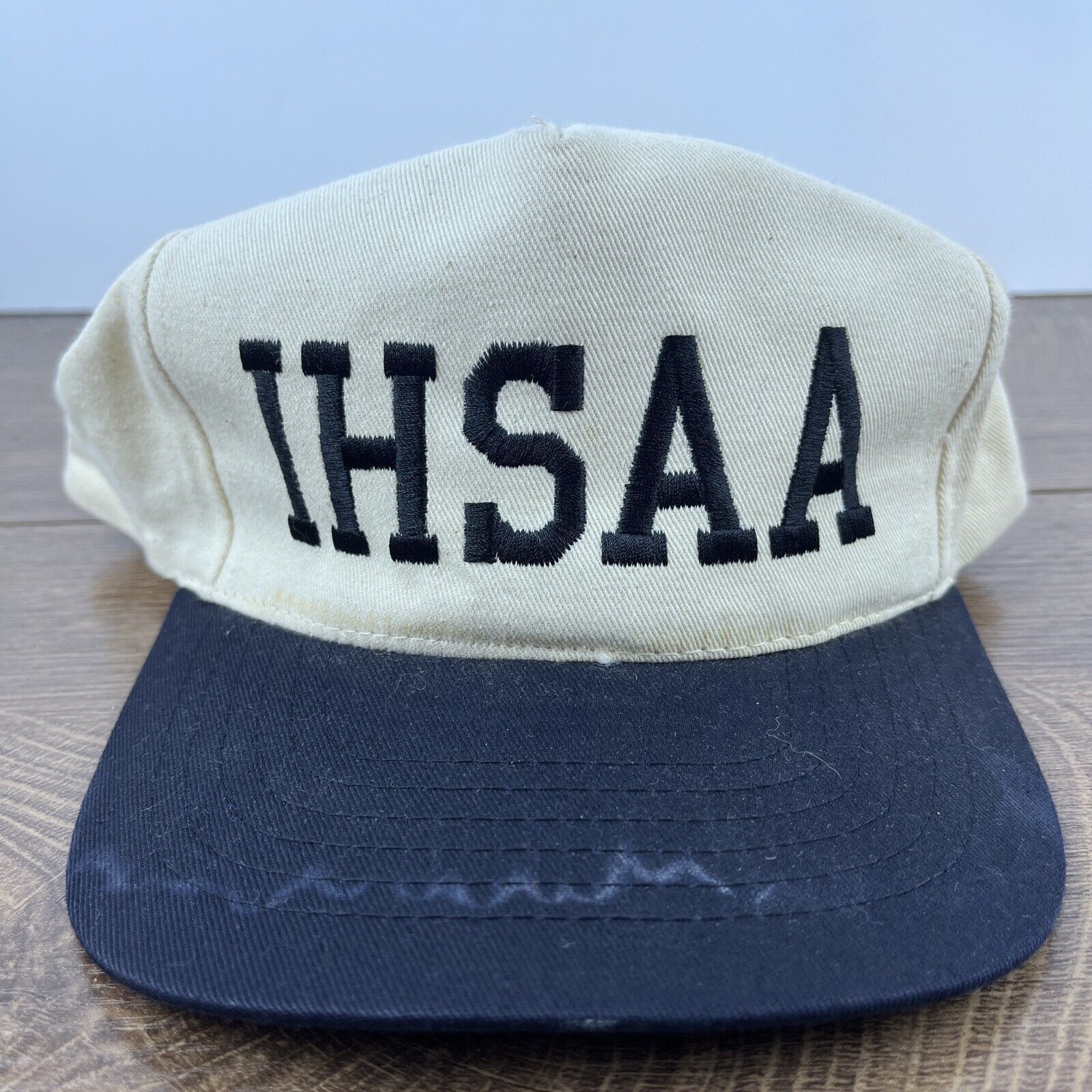 Other Vintage IHSAA Hat White Hat Adjustable Snapback Indiana High Size ONE SIZE - 3 Thumbnail