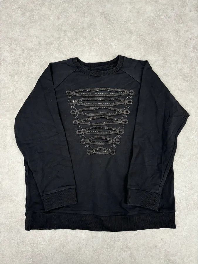 Balmain 2010s Pierre Balmain Officer Cotton Sweater Size S / US 4 / IT 40 - 1 Thumbnail