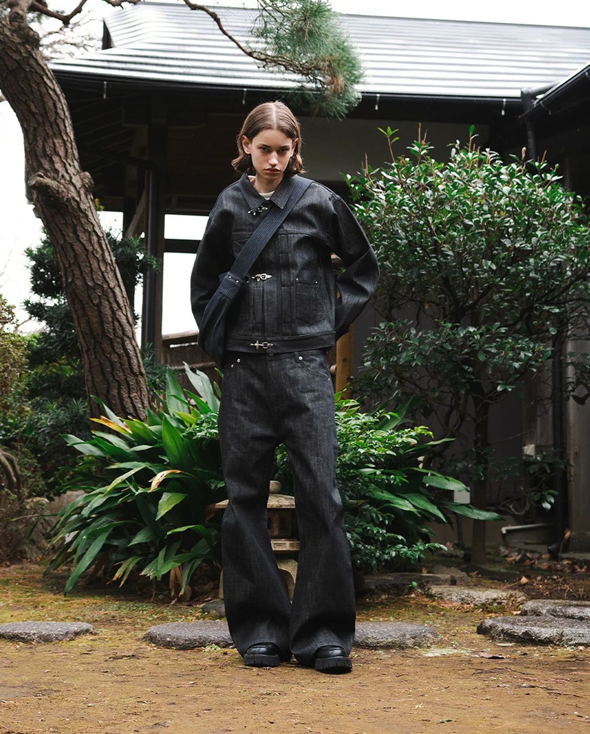 Other Menes Raw Salvaged Bootcut Denim Jeans - Black (SOLD OUT) Size US 36 / EU 52 - 9 Thumbnail