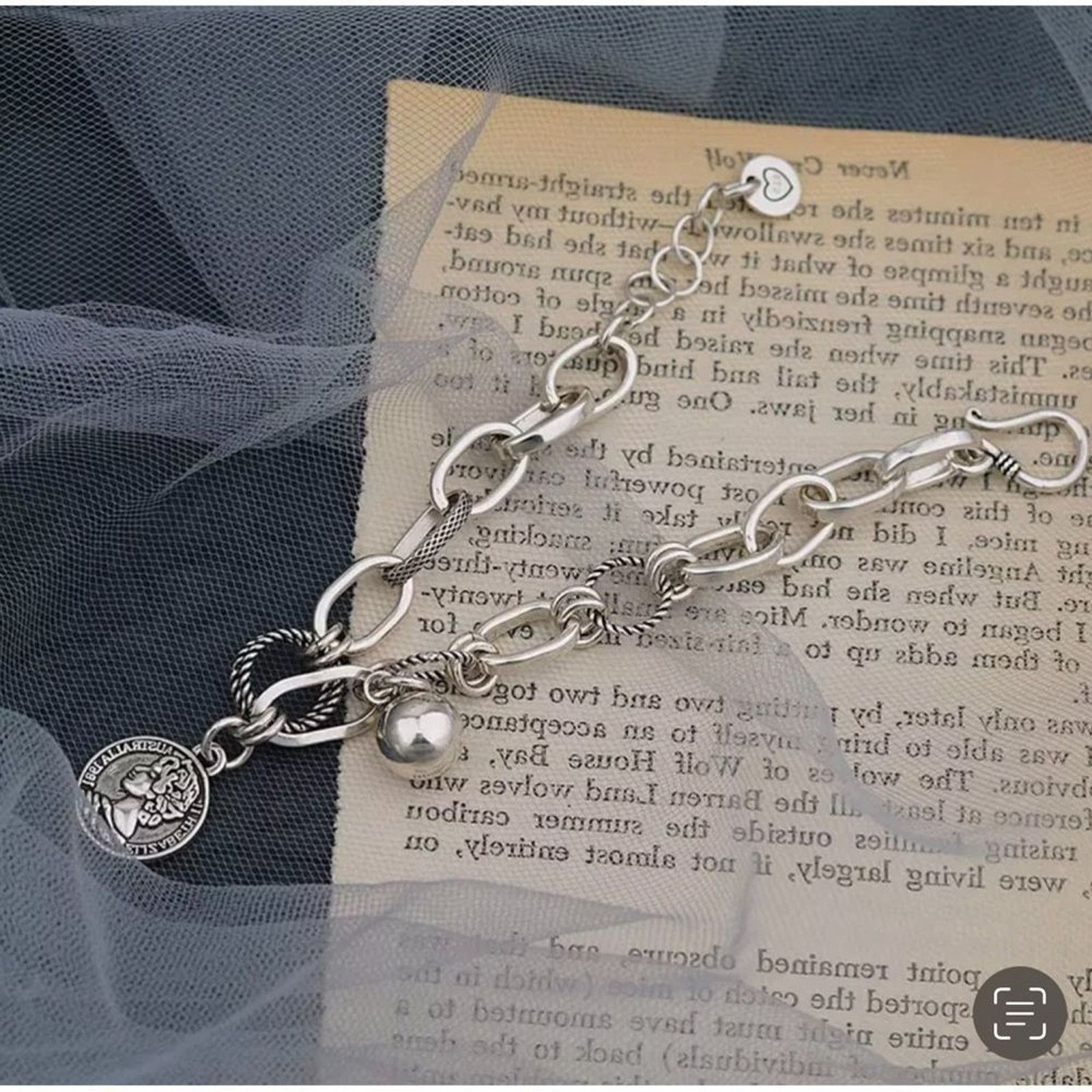 Other Retro Coin Silver Portrait Bracelet Size ONE SIZE - 5 Thumbnail