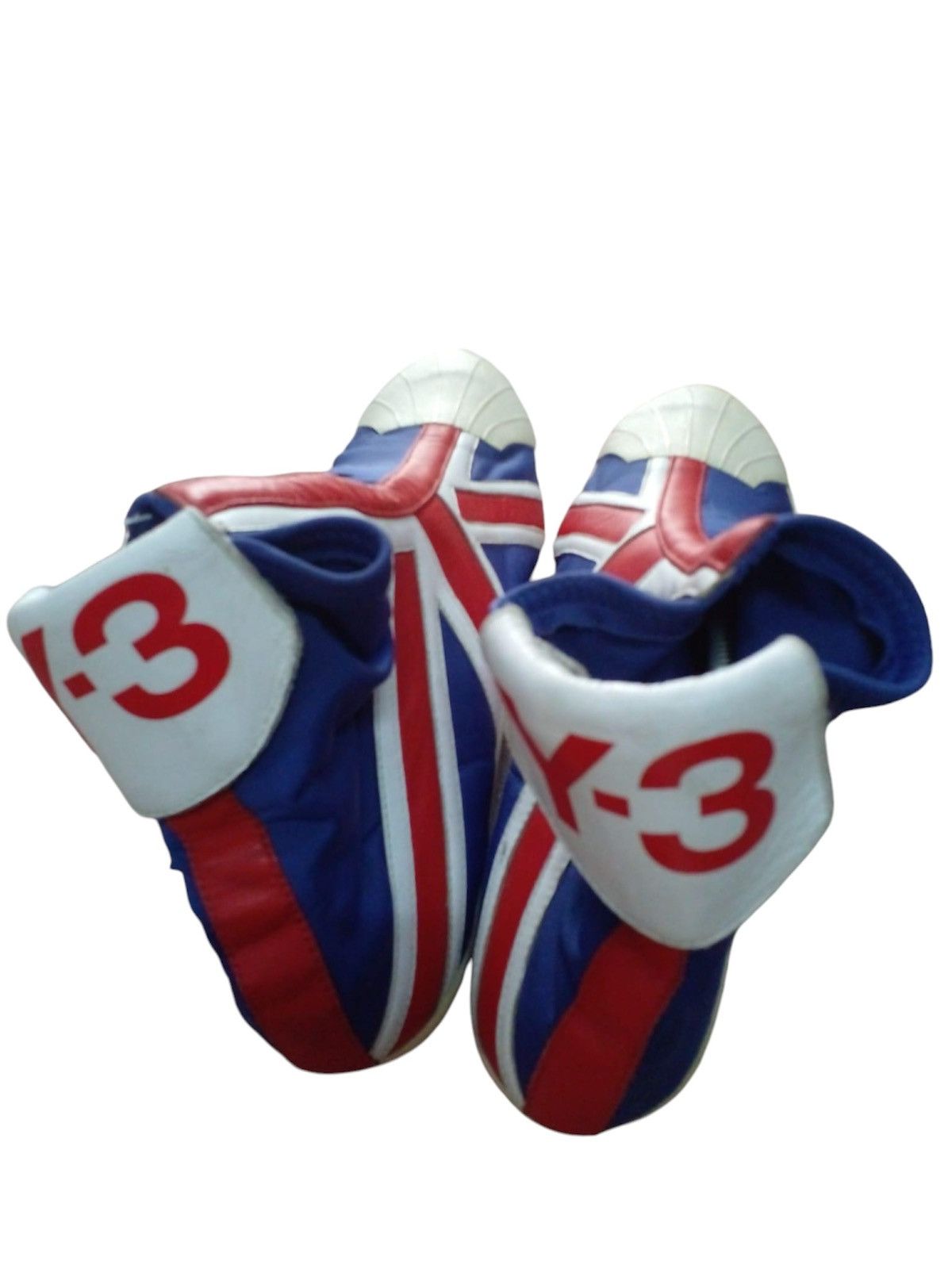 Yohji Yamamoto Yohjiyamamoto Aqua Union Jack Flag Shoes Size US 8.5 / EU 41-42 - 4 Thumbnail