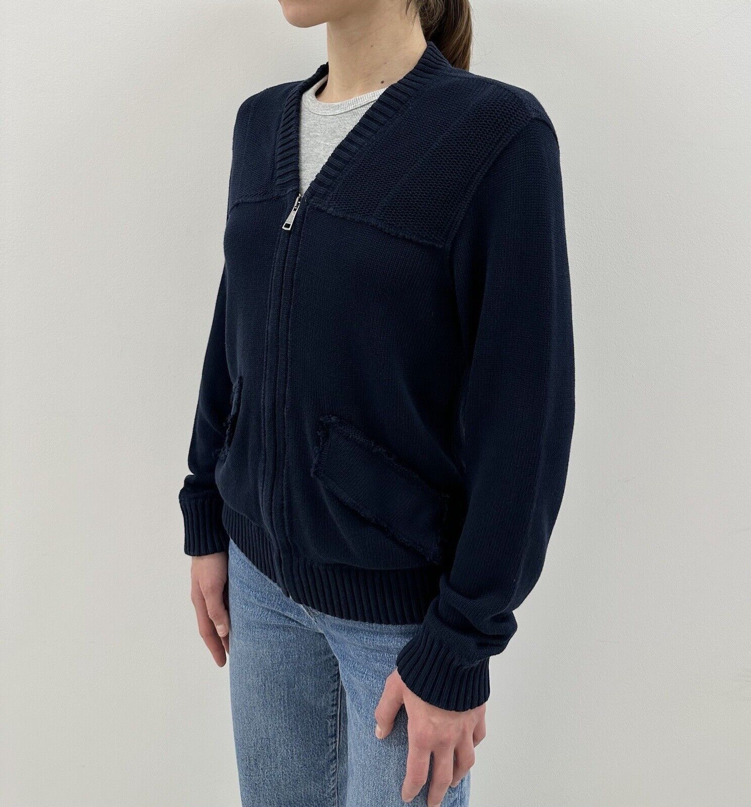 Dolce & Gabbana DDP Dolce & Gabbana Zip Sweater Cardigan Zip Zipper Viscose Size M / US 6-8 / IT 42-44 - 2 Thumbnail
