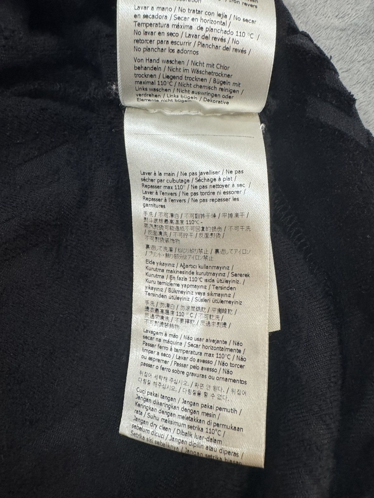 Fendi Fendi Monogram Towel Black Tee Size US L / EU 52-54 / 3 - 10 Thumbnail