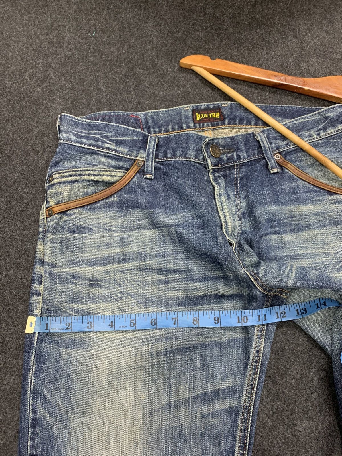 Edwin EDWIN Blue Trip Distressed Denim Jeans Flap Pocket Size US 32 / EU 48 - 5 Thumbnail