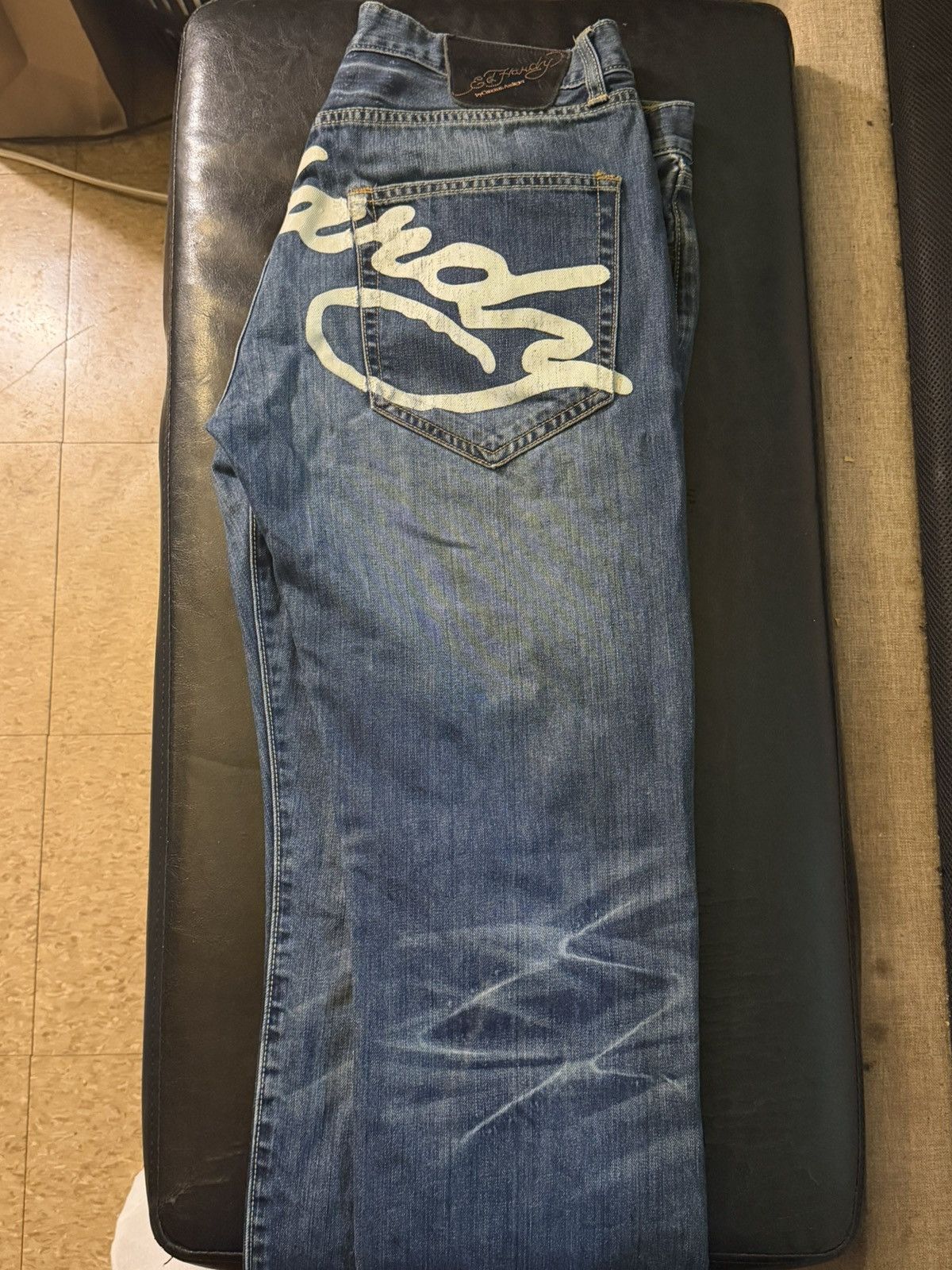 Ed Hardy Ed Hardy back print baggy jeans Size US 36 / EU 52 - 3 Thumbnail