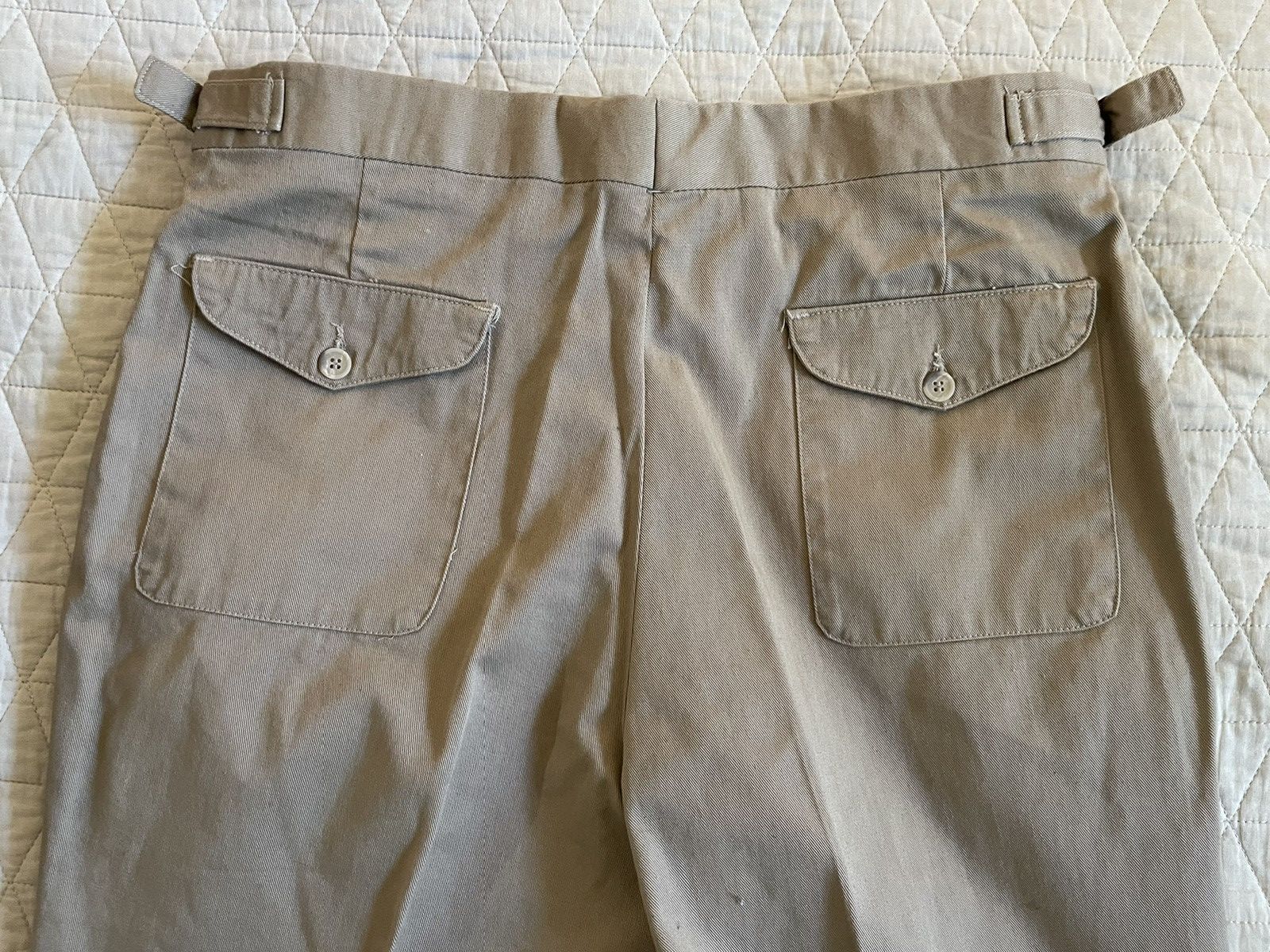 Lands' End × Vintage Flat Front Twill Chino Pant Size US 36 / EU 52 - 8 Thumbnail