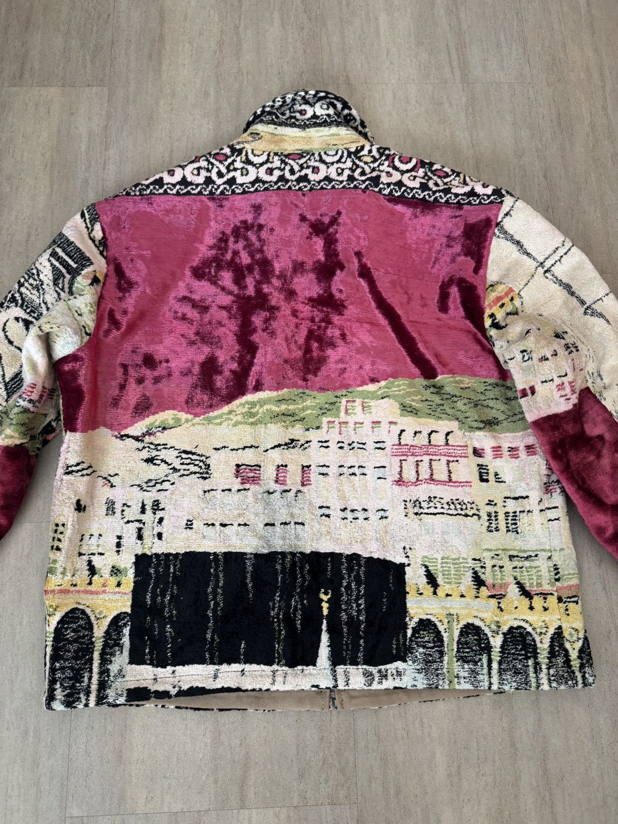 Other DOM’NIQUE “Velvet Skyline” Turkish Textile Work Jacket: Size US XL / EU 56 / 4 - 8 Thumbnail