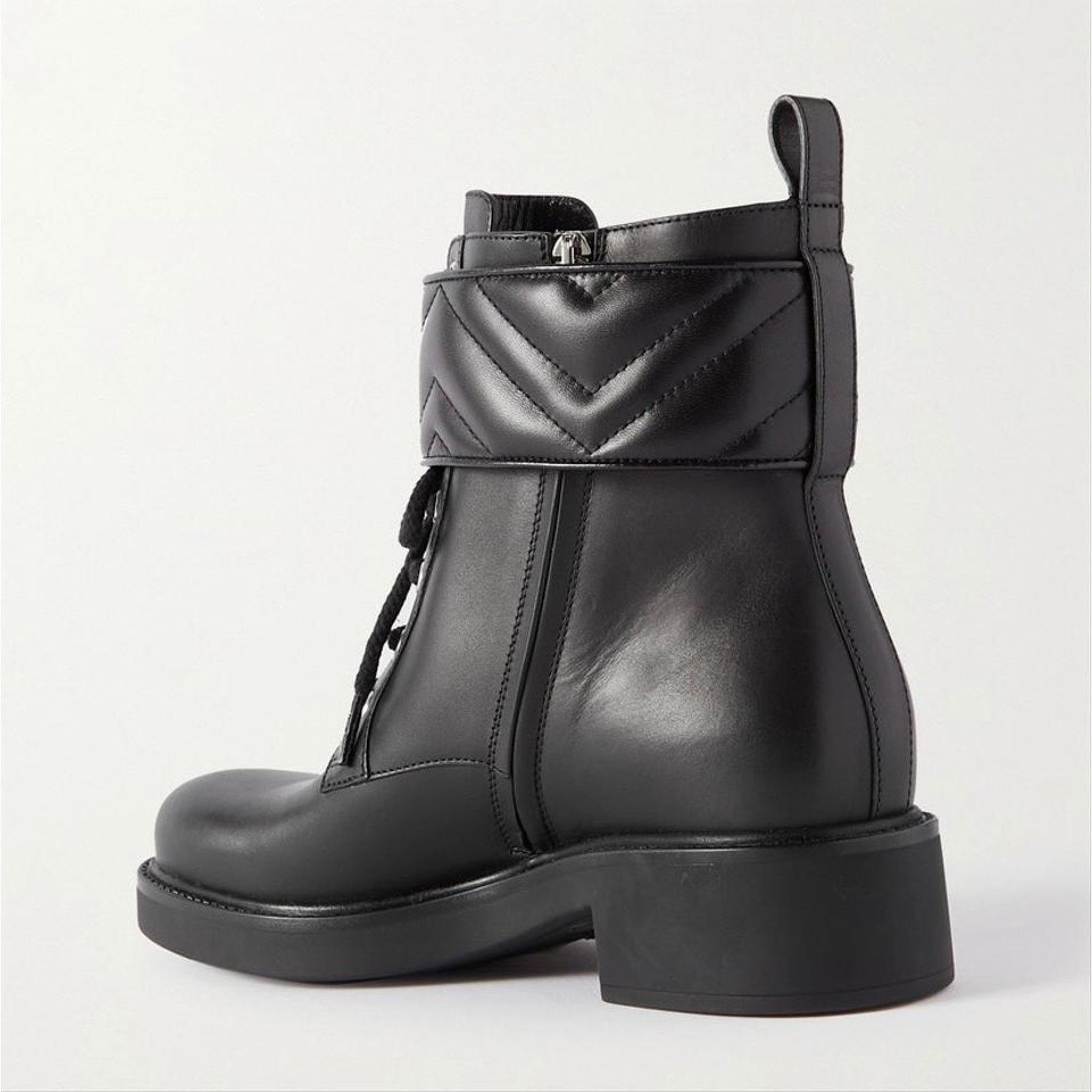 Gucci Marmont GG logo leather ankle boots Size US 8 / IT 38 - 3 Thumbnail