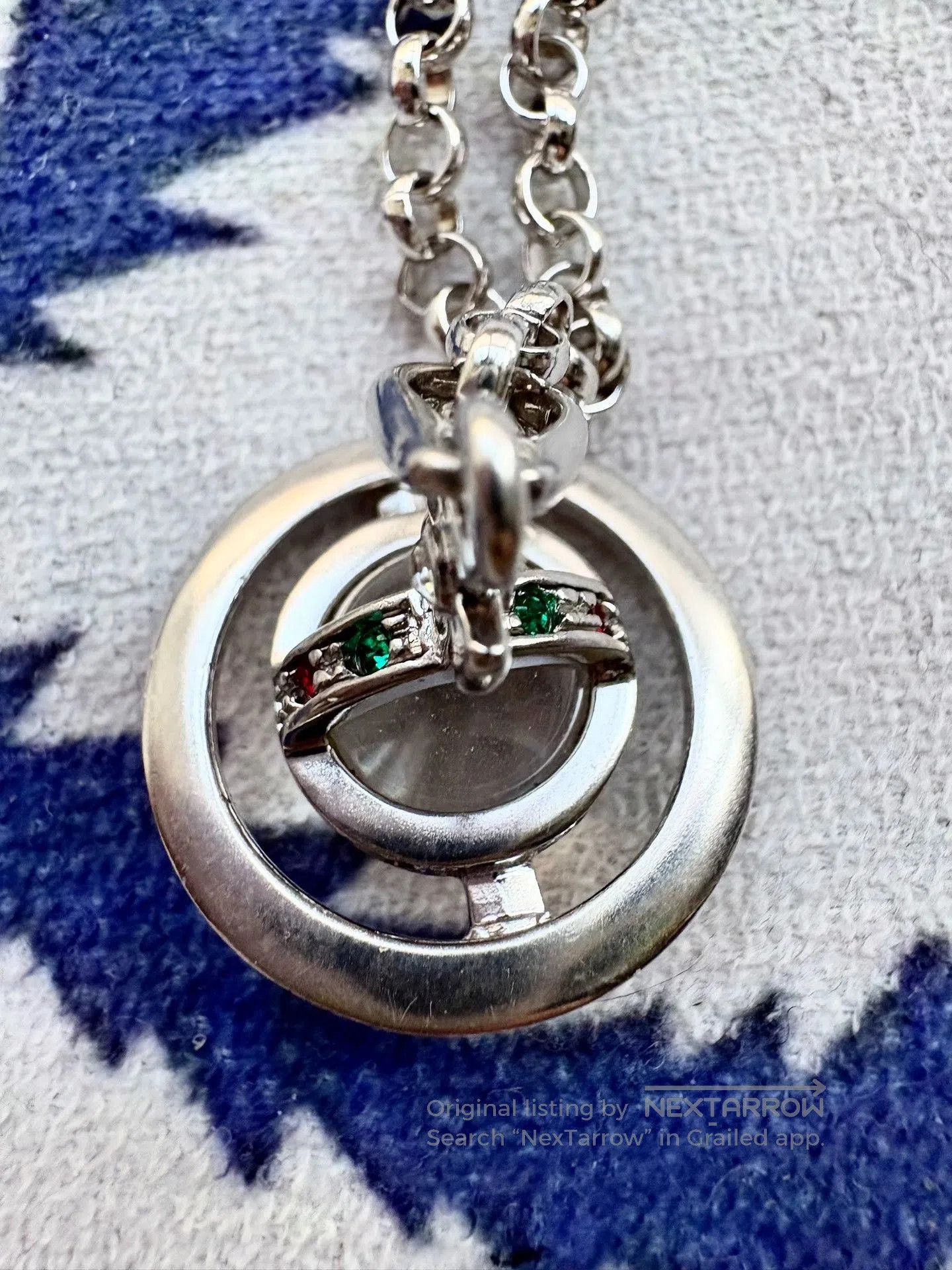 Vivienne Westwood Vivienne Westwood Vintage 925 Silver Orb Necklace. Size ONE SIZE - 5 Thumbnail