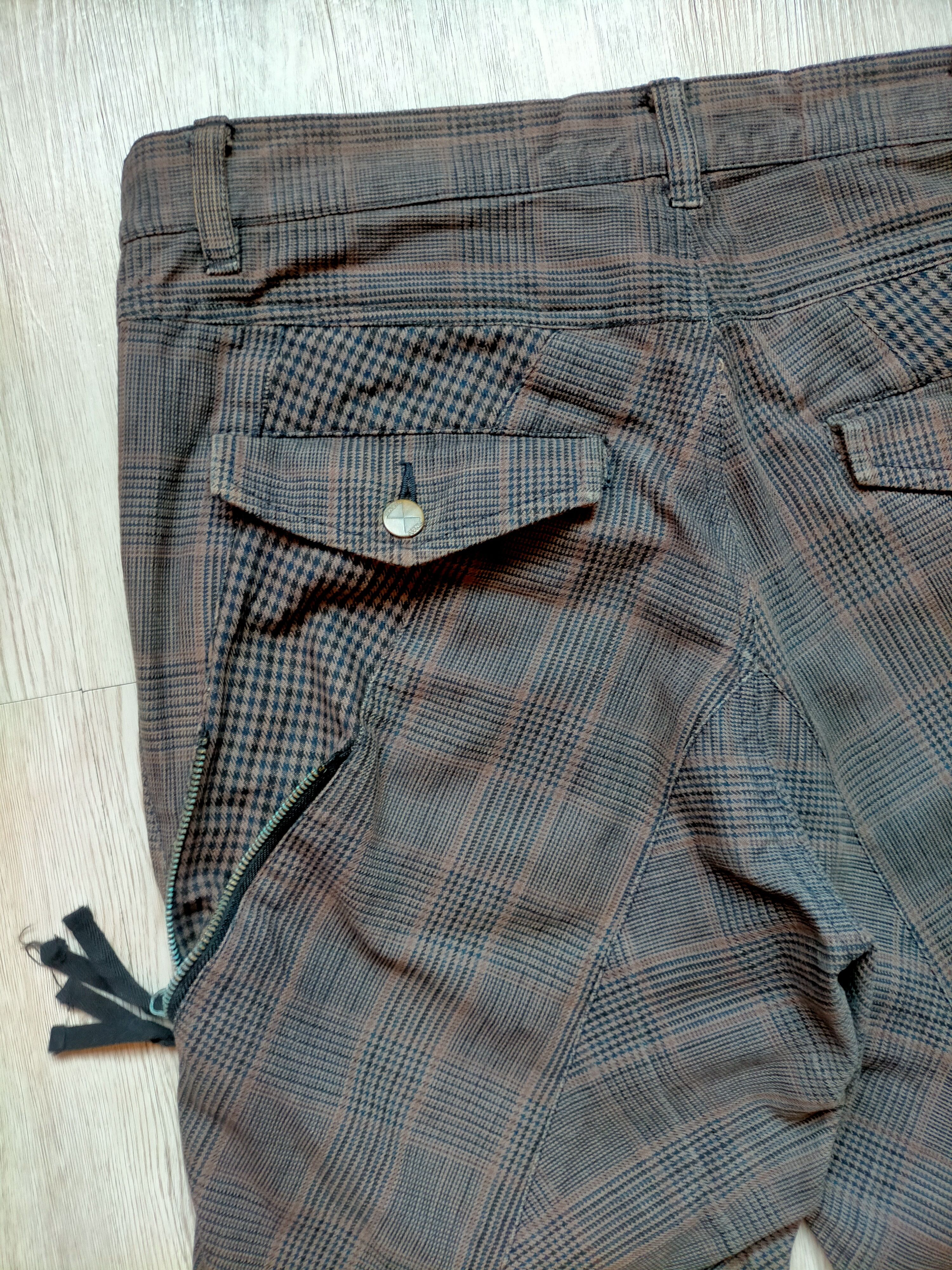 Final Home Final Home Japan Check Patchwork Zipped Trouser Pants Size US 36 / EU 52 - 11 Thumbnail