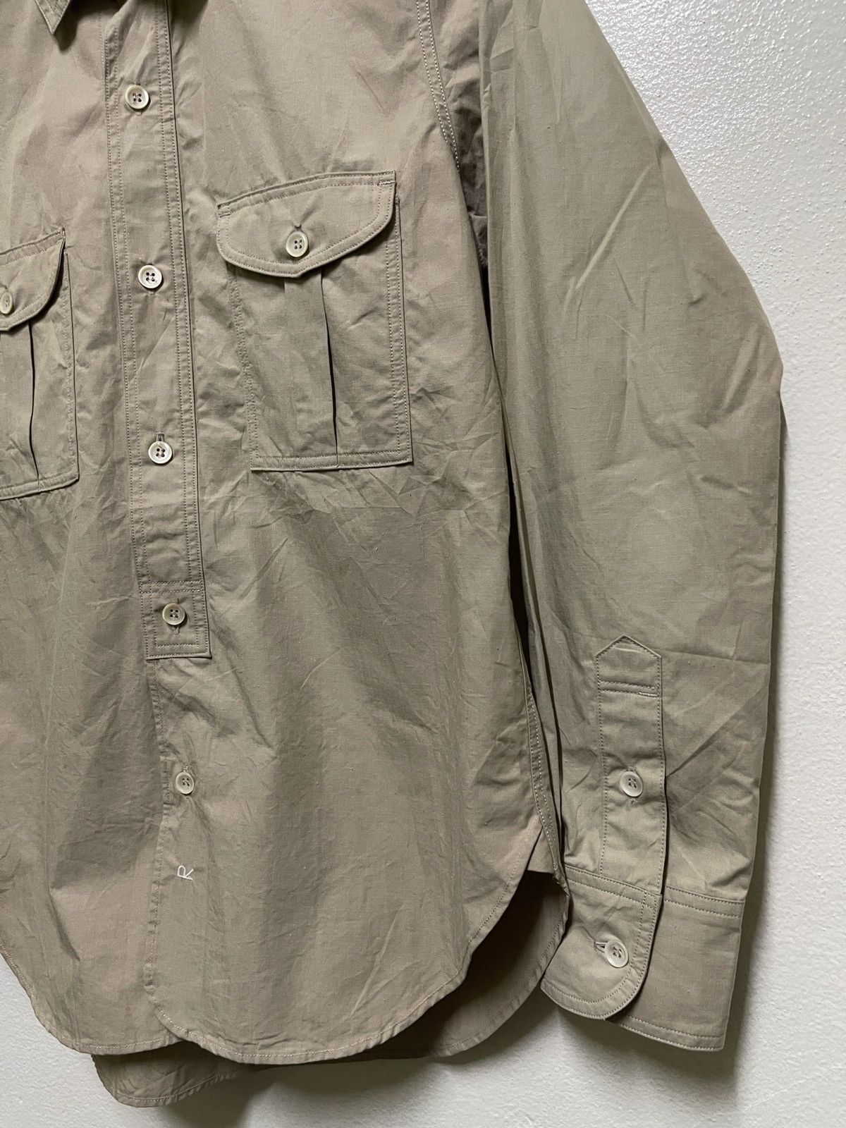 45rpm × Japanese Brand 45rpm Shirt Button Up Long Sleeve Size M / US 6-8 / IT 42-44 - 7 Thumbnail