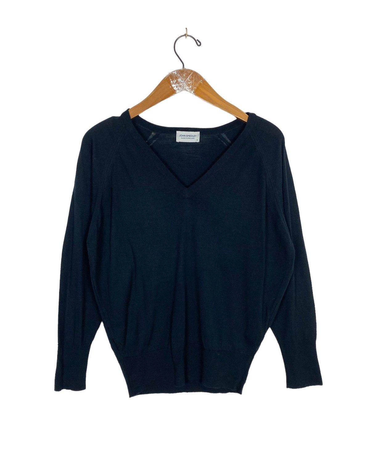 John Smedley Rare‼️ John Smedley Merino Wool V Neck Cardigan Made England Size S / US 4 / IT 40 - 1 Thumbnail