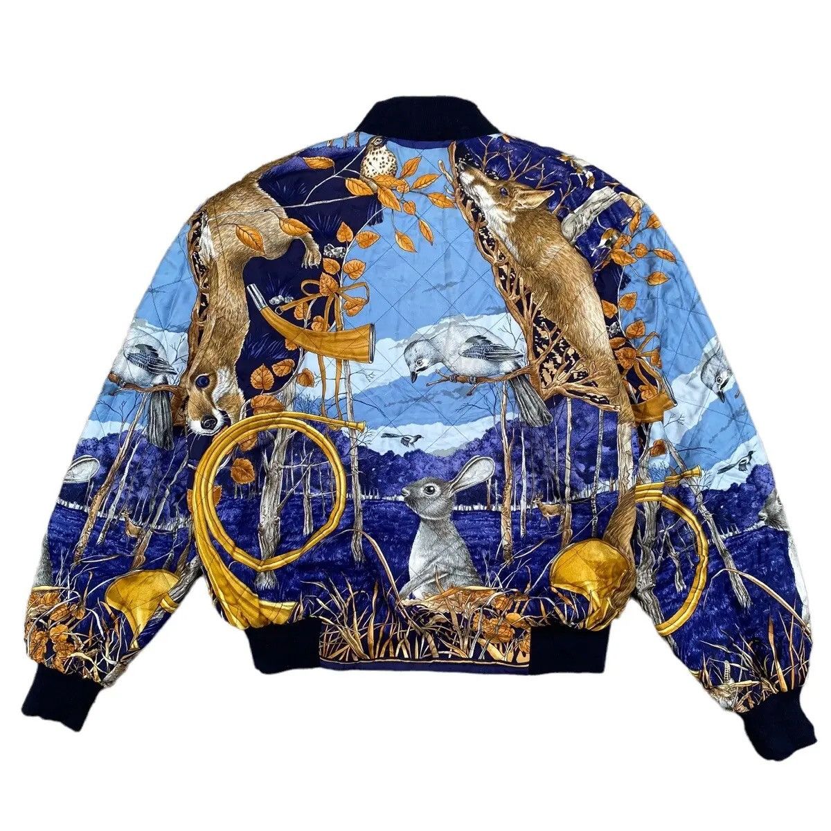 Hermes Hermes Carl de parcevaux Reversible Silk Jacket Size US M / EU 48-50 / 2 - 5 Thumbnail