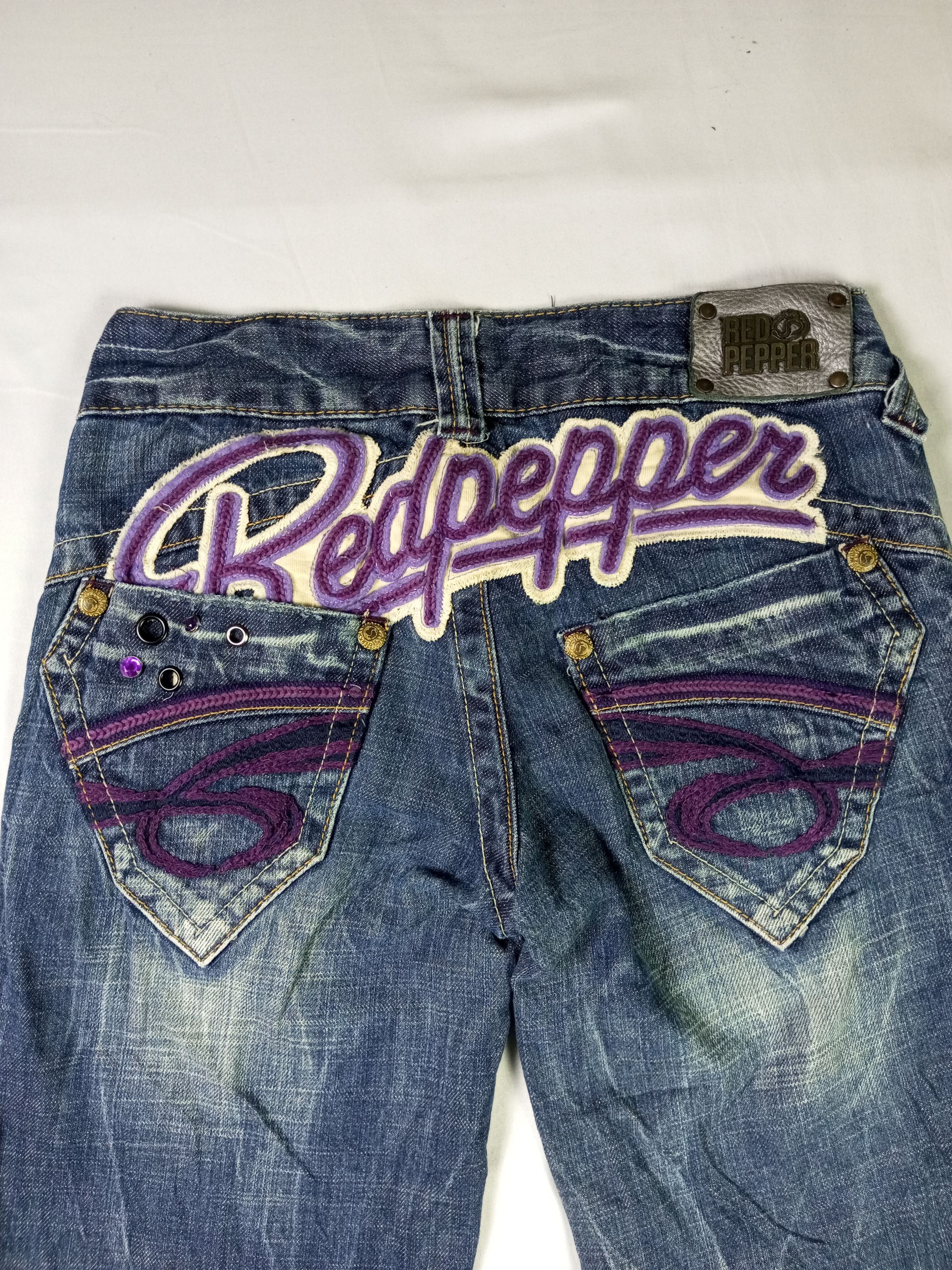 Japanese Brand 🔥Flare🔥🔥Vintage Japanese Brand Red Pepper Jeans Size US 26 / EU 42 - 22 Thumbnail