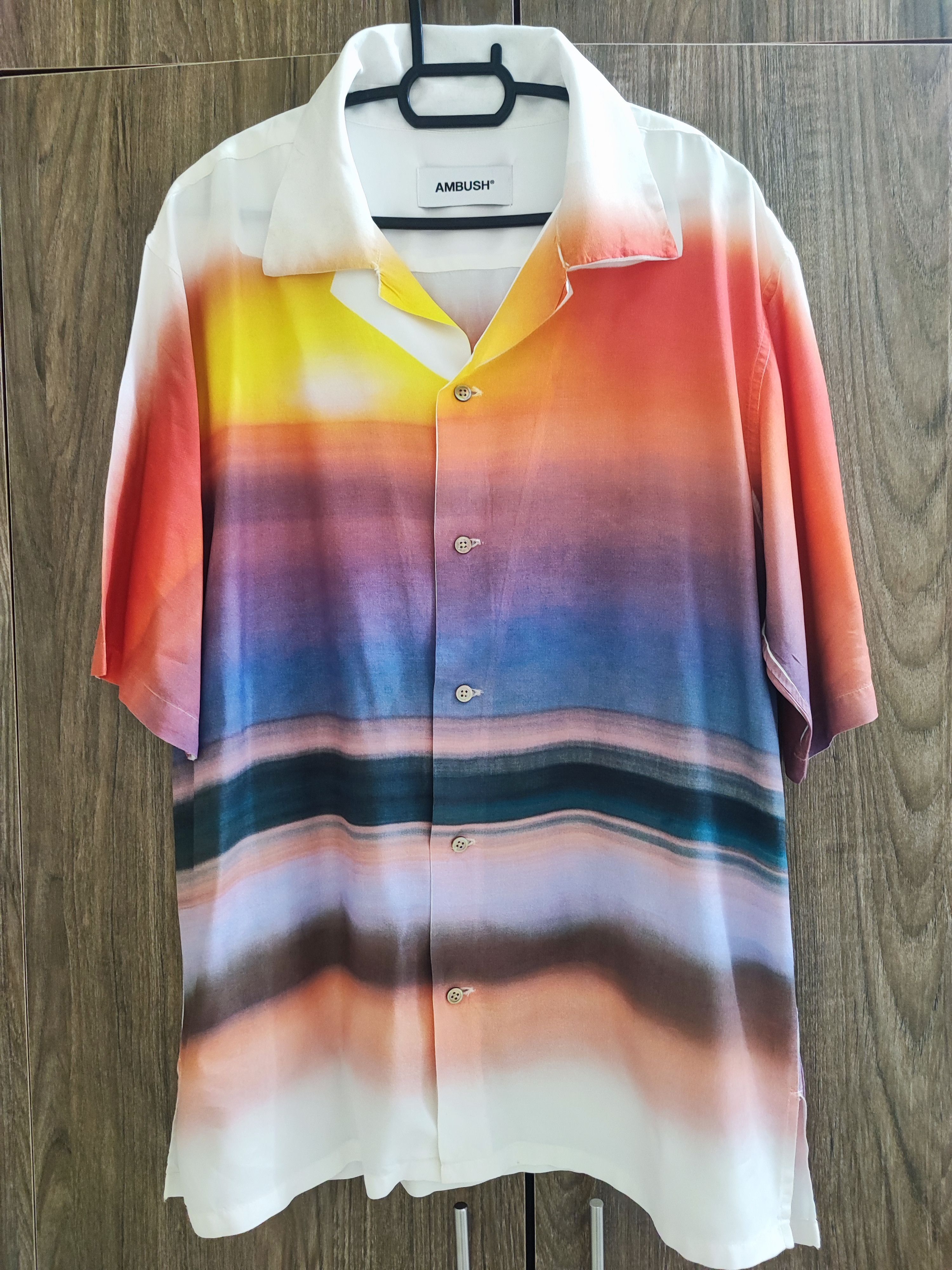 Ambush Design Ambush Sunset Print Short Sleeve Rayon Shirt Size US S / EU 44-46 / 1 - 1 Thumbnail