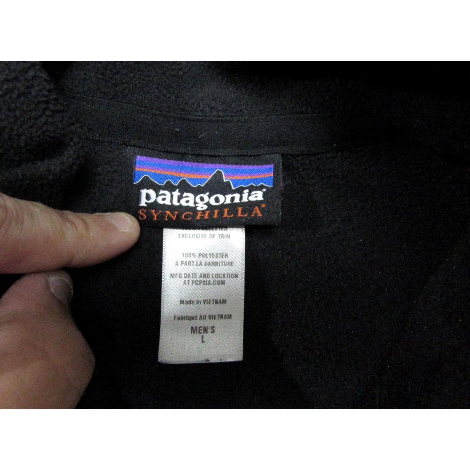 Patagonia Patagonia Synchilla Sweater Mens Large Black Fleece 1/4 Zip Odell Embroidered Size US L / EU 52-54 / 3 - 5 Thumbnail