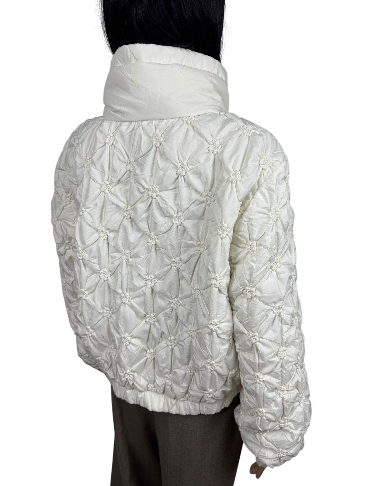 Other Marc Cain Quilted Jacket Decor Flowers Mock Neck size 3 Size M / US 6-8 / IT 42-44 - 8 Thumbnail