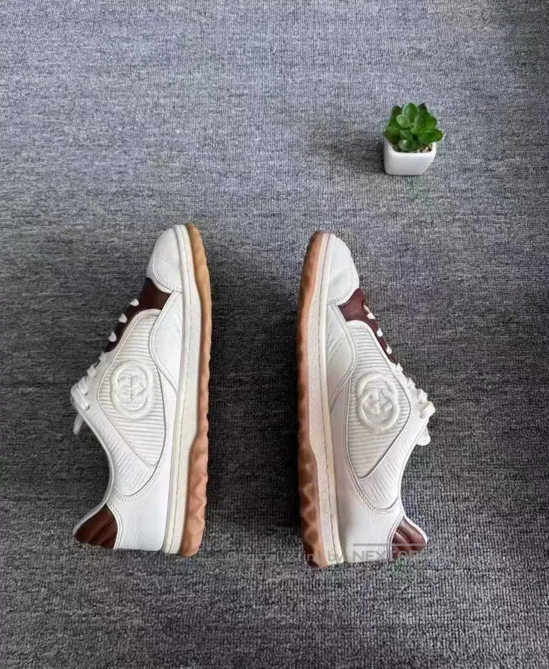 Gucci gucci mac80 white brown sneakers size 41. Size US 8 / EU 41 - 2 Thumbnail