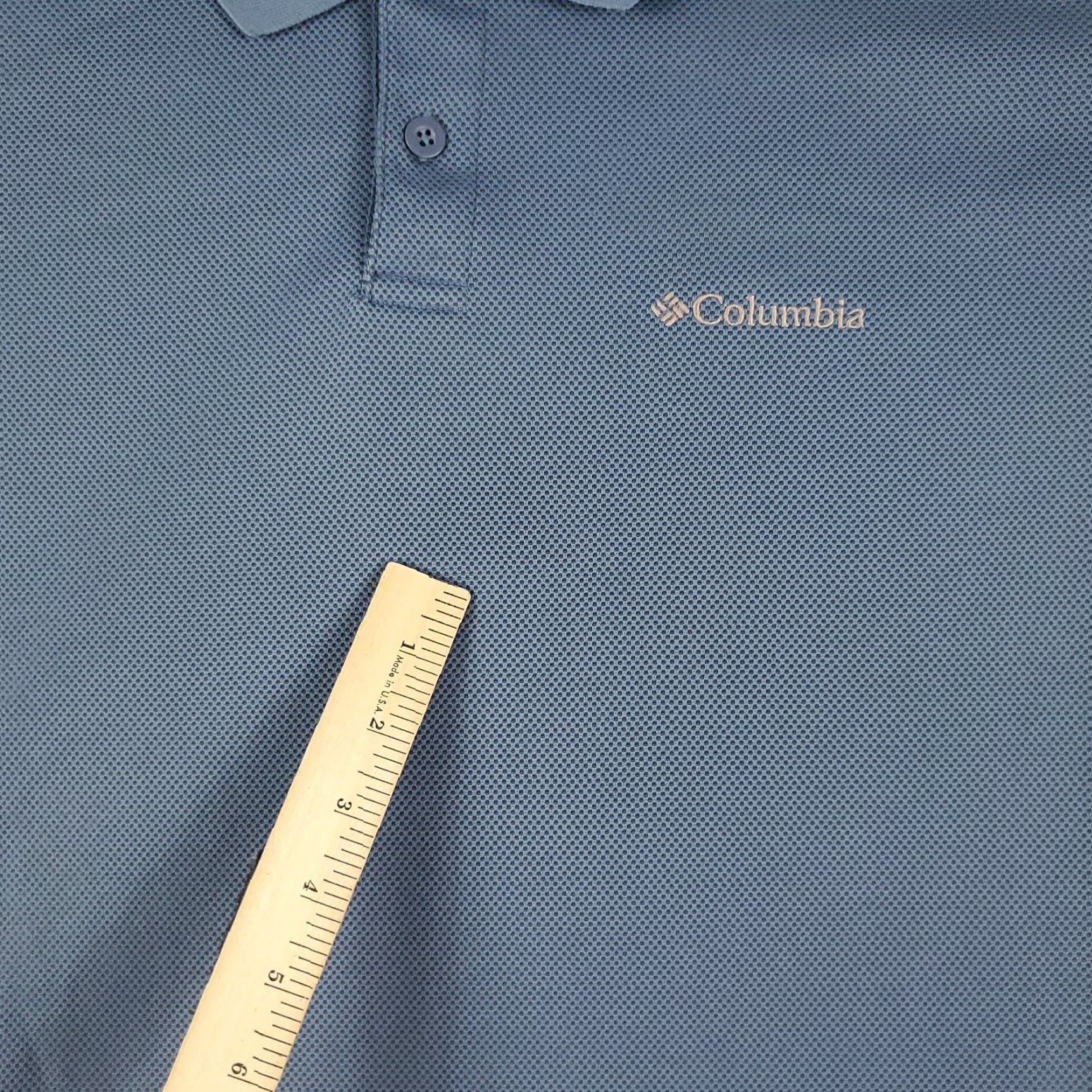 Vintage Columbia Polo Shirt Mens Size Large Blue Adult Size US L / EU 52-54 / 3 - 3 Thumbnail